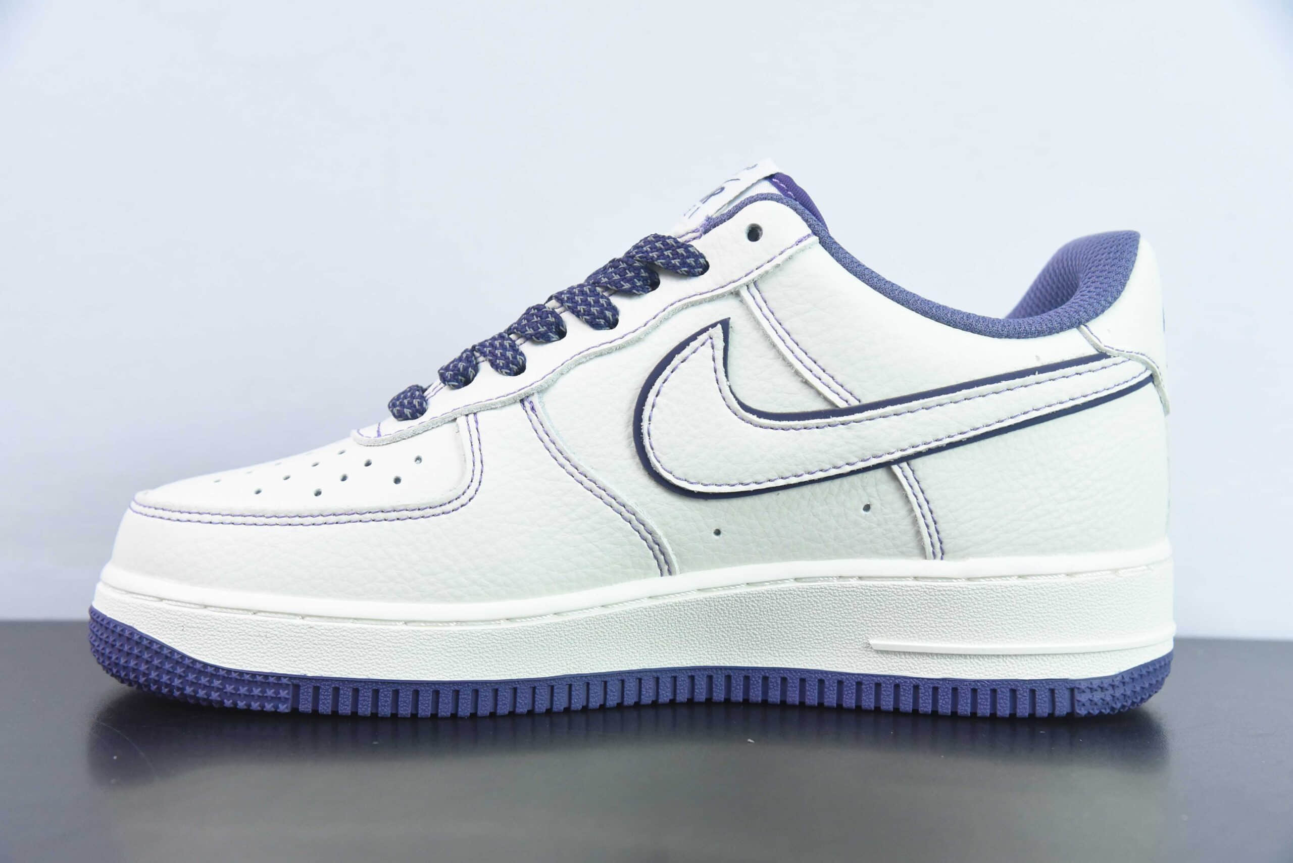 耐克Nike Air Force 1 Low斯图西联名白紫空军一号低帮百搭休闲运动板鞋纯原版本 货号:UN1635-222