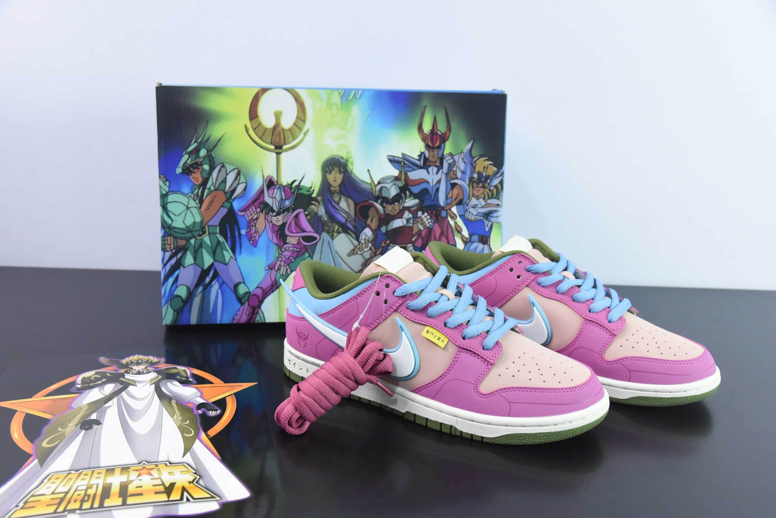 耐克Nike SB Dunk Low x Otomo Katsuhiro飞翼系列圣斗士星矢瞬SB低帮休闲滑板鞋纯原版本 货号:ZD2356-152