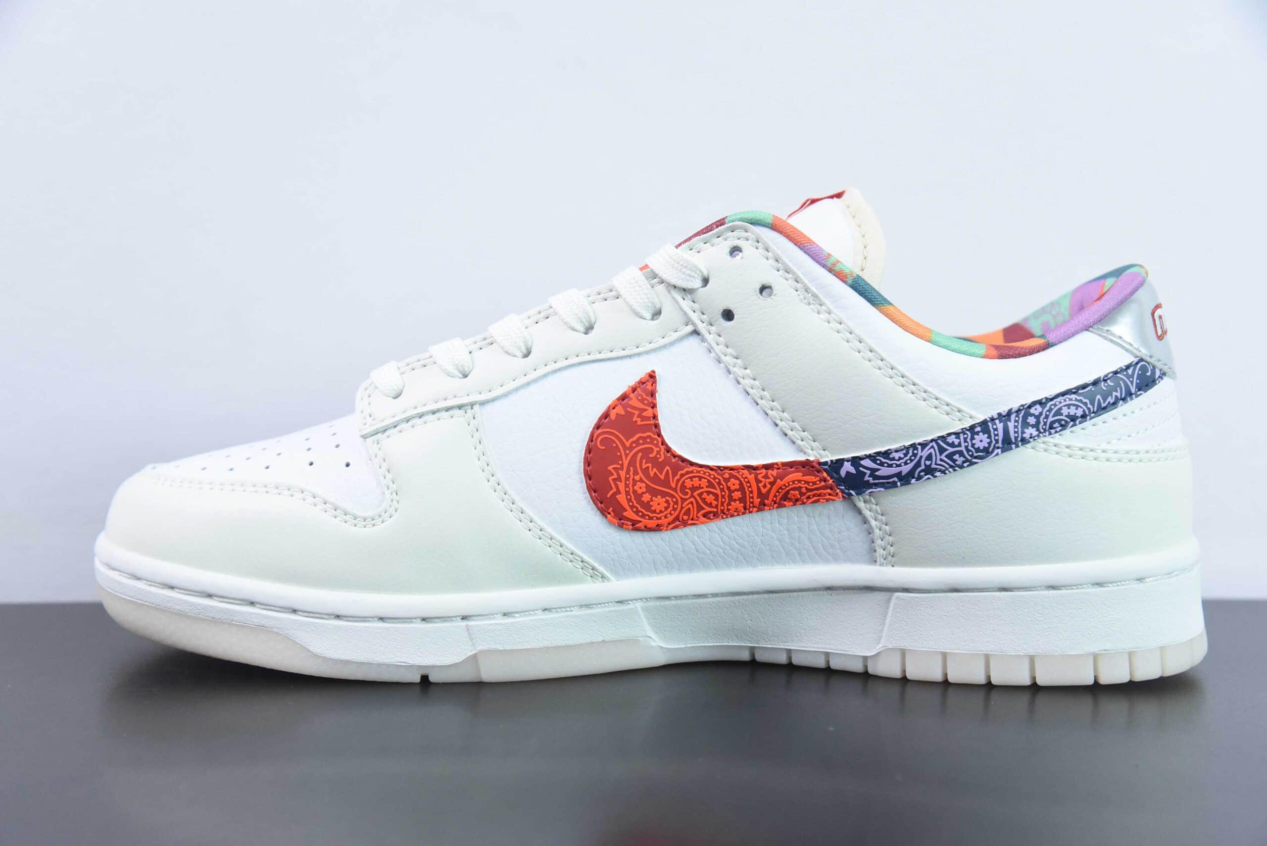 耐克Nike DUNK SB Low Decon 白色七彩鸳鸯SB低帮休闲滑板鞋纯原版本货号:FN8913-141
