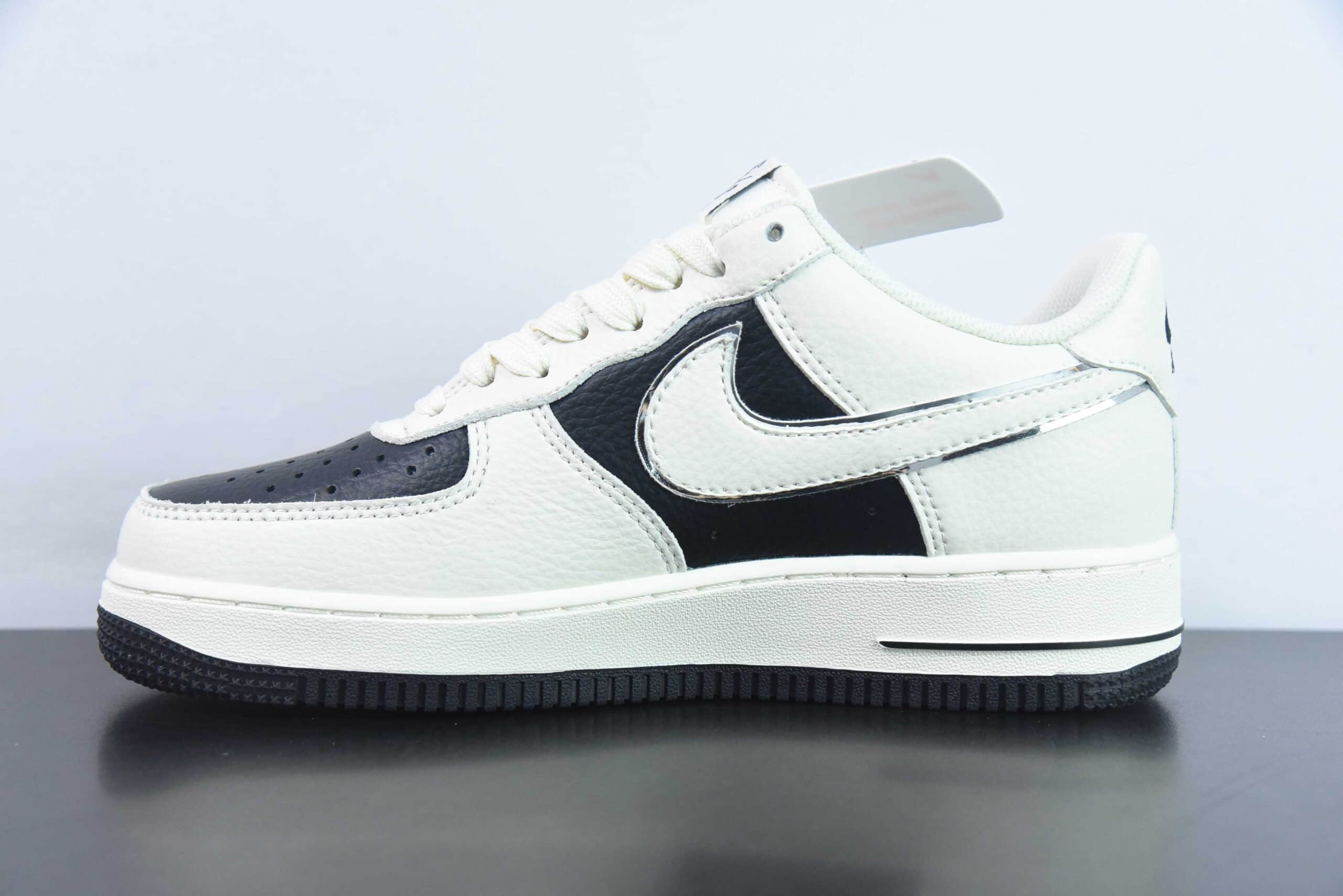 耐克Nike Air Force 1 Low白深蓝双勾 keep字母印花空军一号低帮运动休闲板鞋纯原版本 货号：BM2023-102