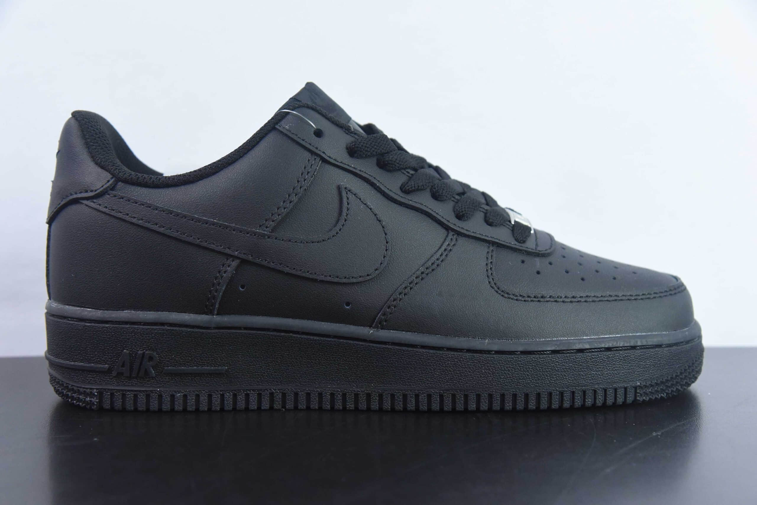耐克Nike Air Force 1 Low黑武士纯黑经典空军一号低帮百搭休闲运动板鞋纯原版本 货号：DD8959-001