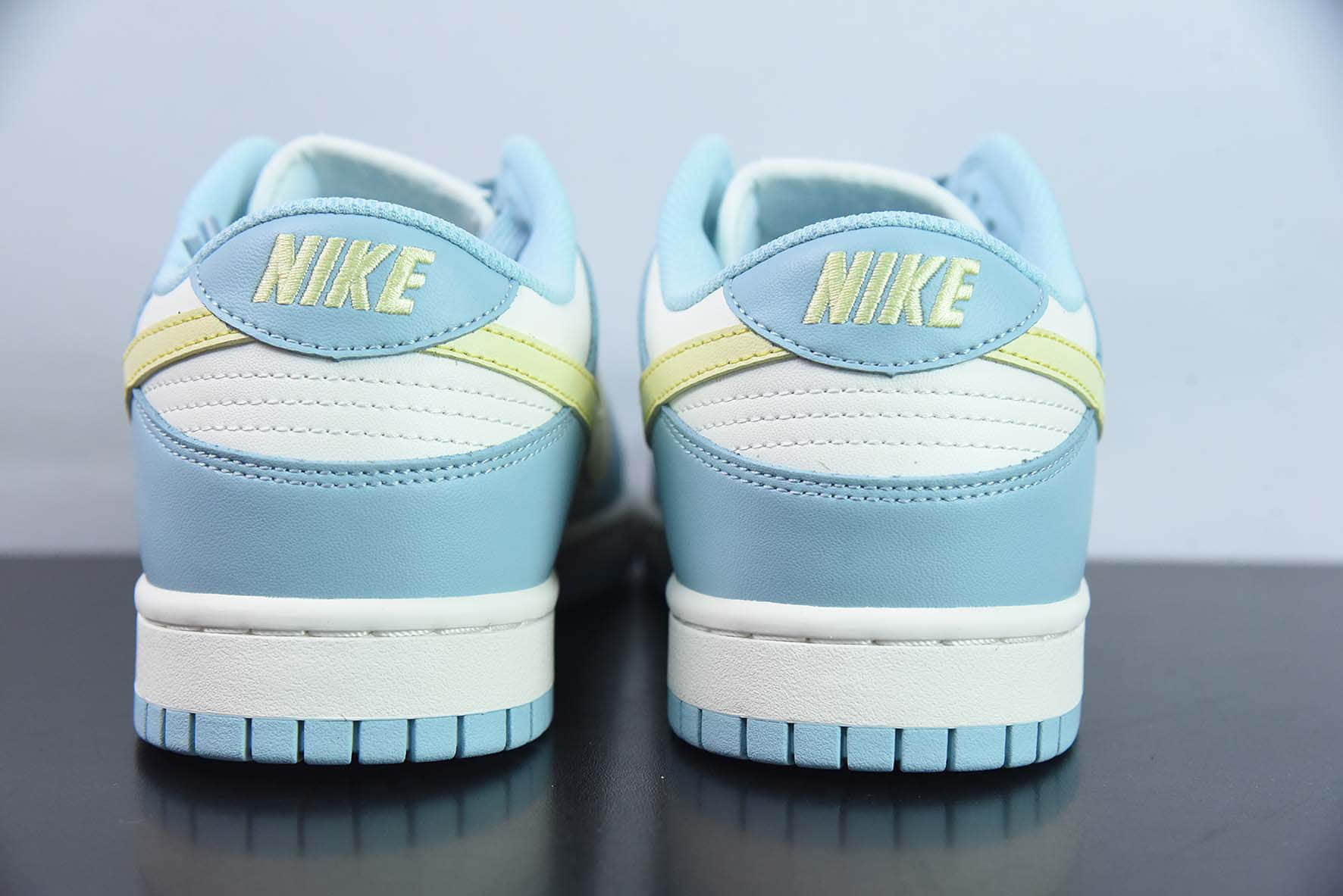 耐克Nike Dunk Low Retro PRM浅蓝黄低帮休闲运动板鞋纯原版本 货号:DD1503-123