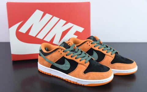 耐克Nike Dunk Low Retro PRM黑橙丑小鸭低帮休闲运动板鞋纯原版本 货号： DA1469-001