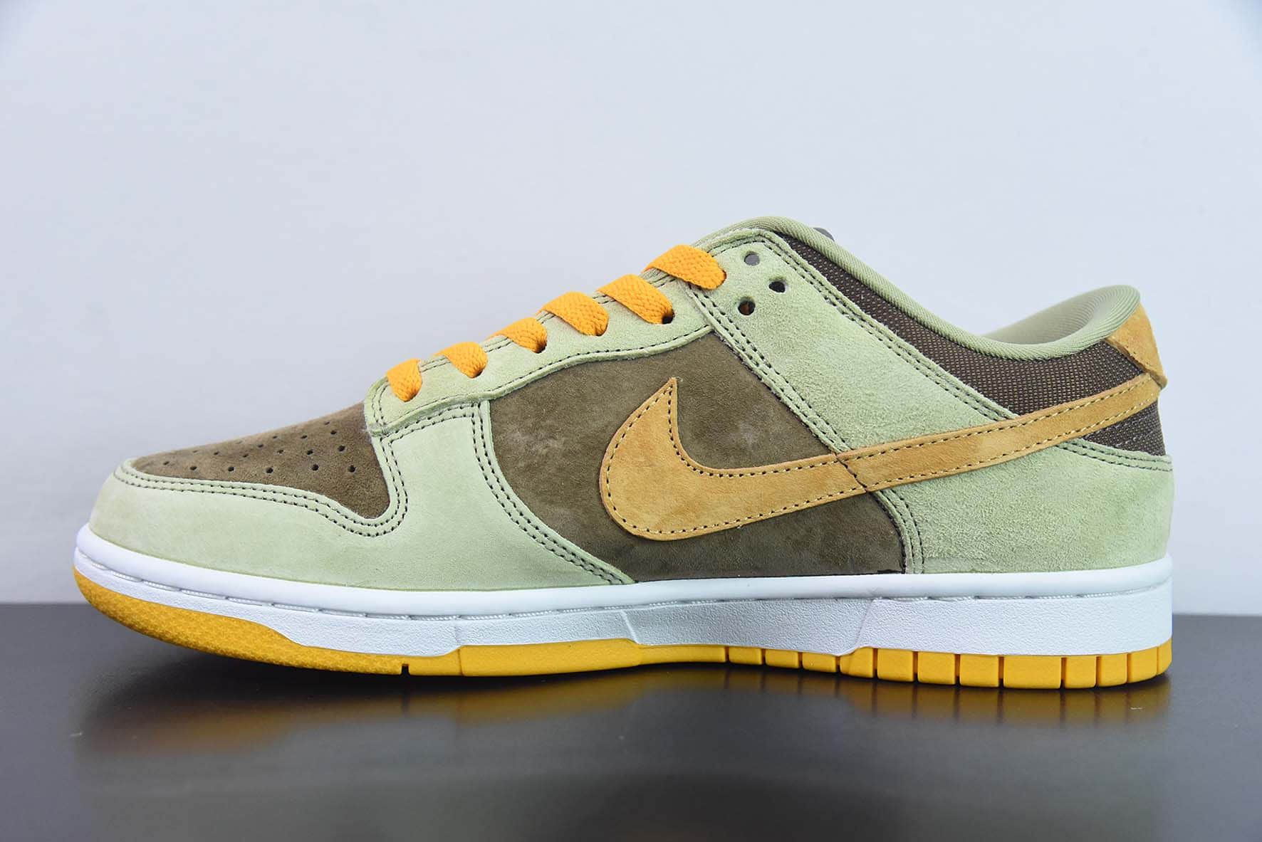 耐克Nike Dunk Low Retro PRM绿棕橙低帮休闲运动板鞋纯原版本 货号:DH5360-300