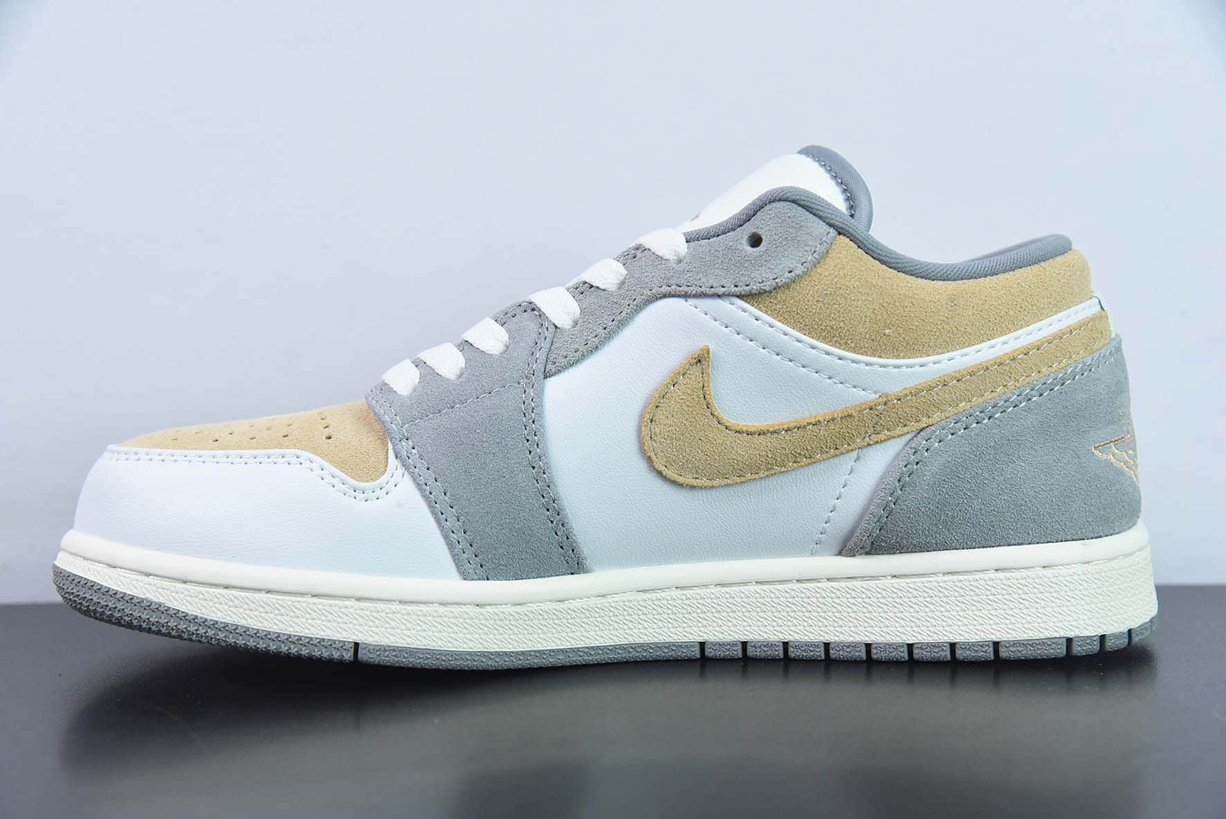 乔丹Air Jordan AJ1 Low灰黄低帮篮球鞋纯原版本 货号:DC0774-189