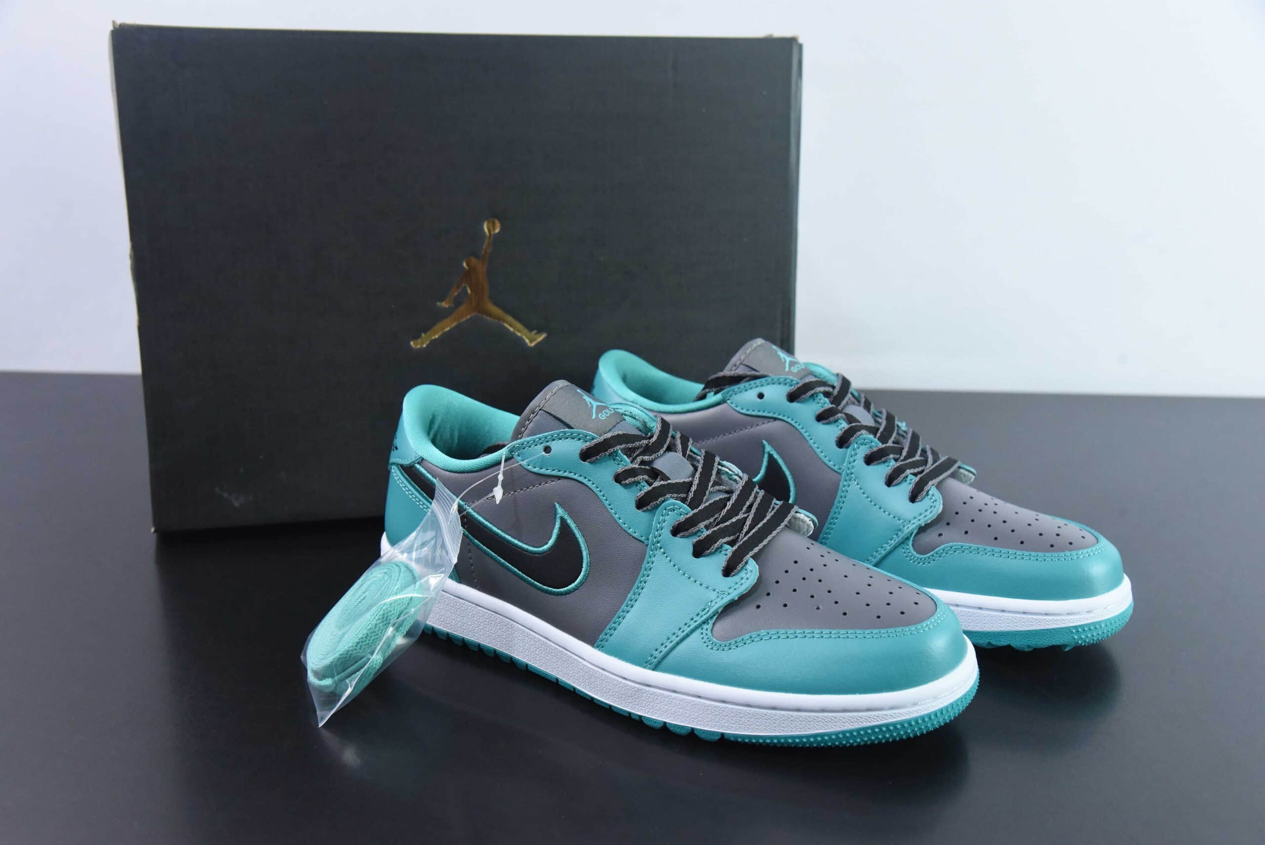 乔丹Air Jordan 1 Low AJ1蓝灰脚趾高尔夫系列低帮休闲板鞋纯原版本 货号：FZ3248-001