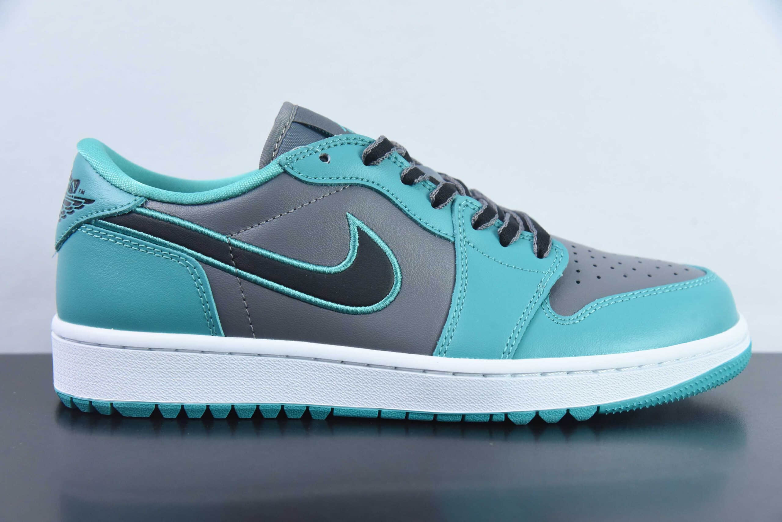 乔丹Air Jordan 1 Low AJ1蓝灰脚趾高尔夫系列低帮休闲板鞋纯原版本 货号：FZ3248-001