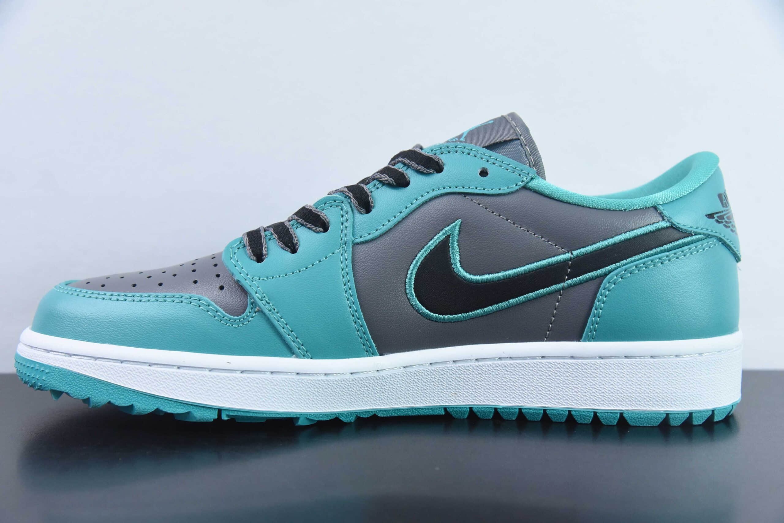 乔丹Air Jordan 1 Low AJ1蓝灰脚趾高尔夫系列低帮休闲板鞋纯原版本 货号：FZ3248-001