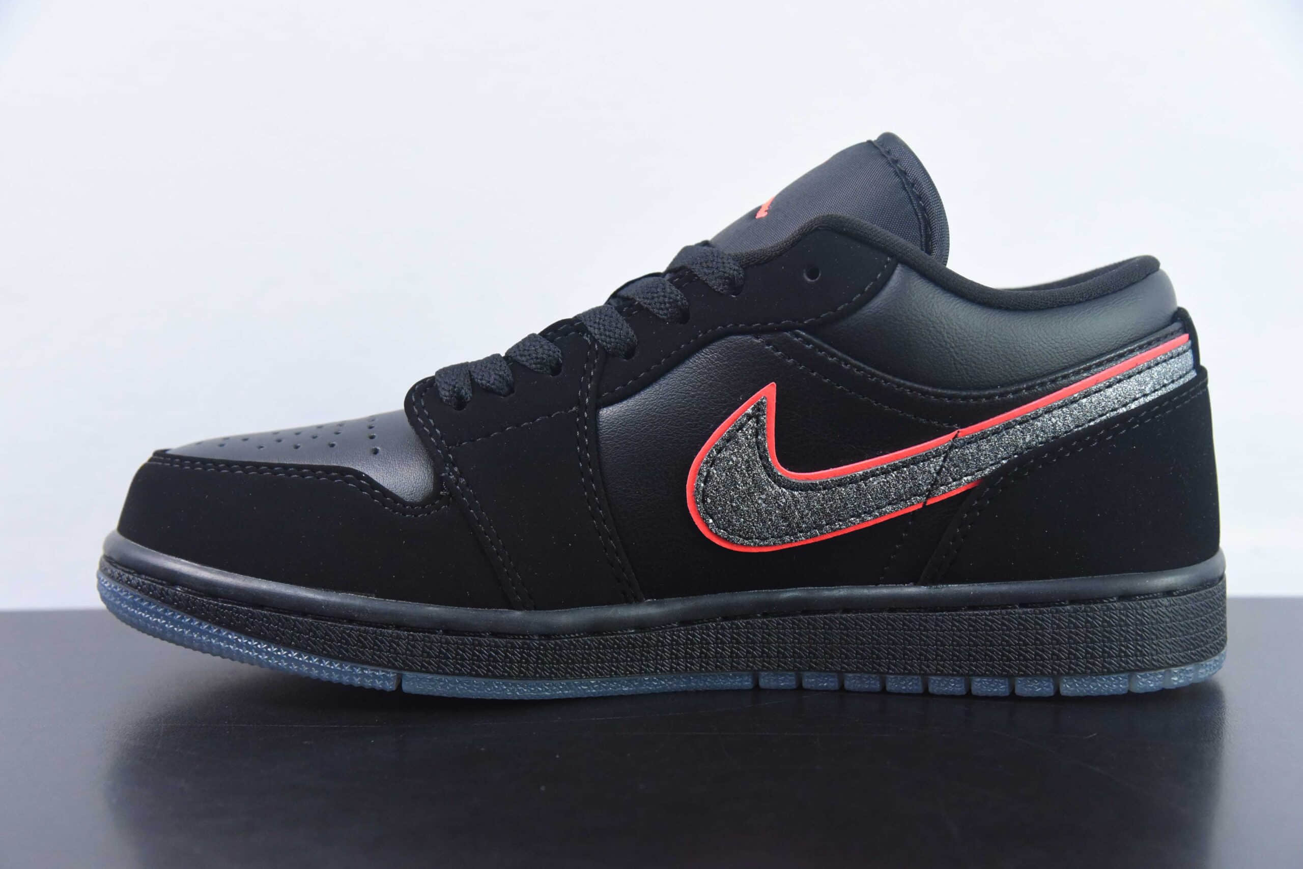 乔丹Air Jordan 1 Low ”Red Orbit“ AJ1轨道黑红低帮文化休闲篮球鞋纯原版本 货号：CK3022-006 