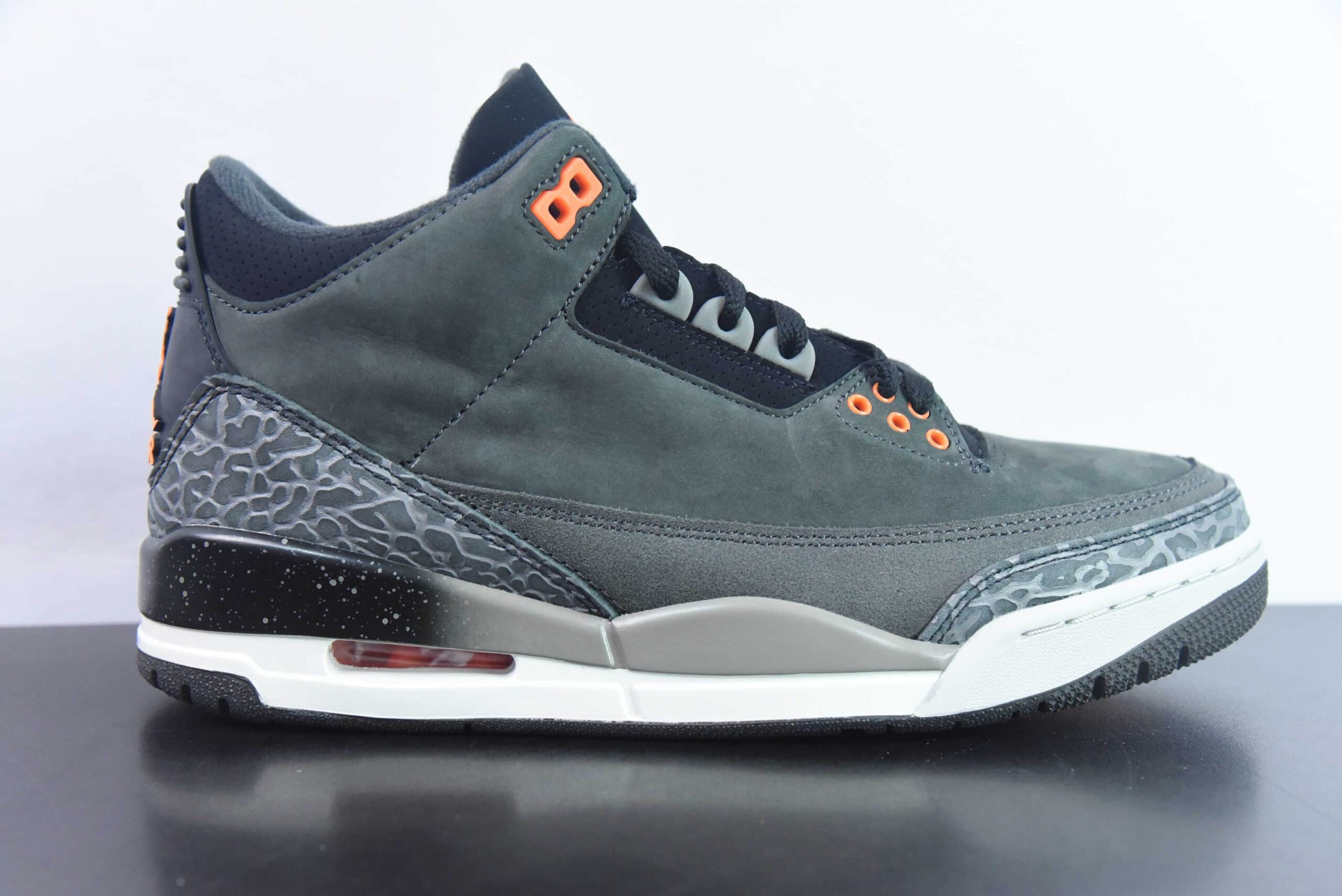 乔丹Air Jordan 3 Retro ”Hide and Sneak“ 白灰棕恐惧男子文化篮球鞋纯原版本 货号:CT8532-080