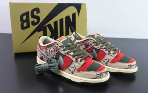 耐克Nike Dunk SB Low Freddy Krueger 猛鬼街SB低帮休闲滑板鞋纯原版本 货号：313170-202