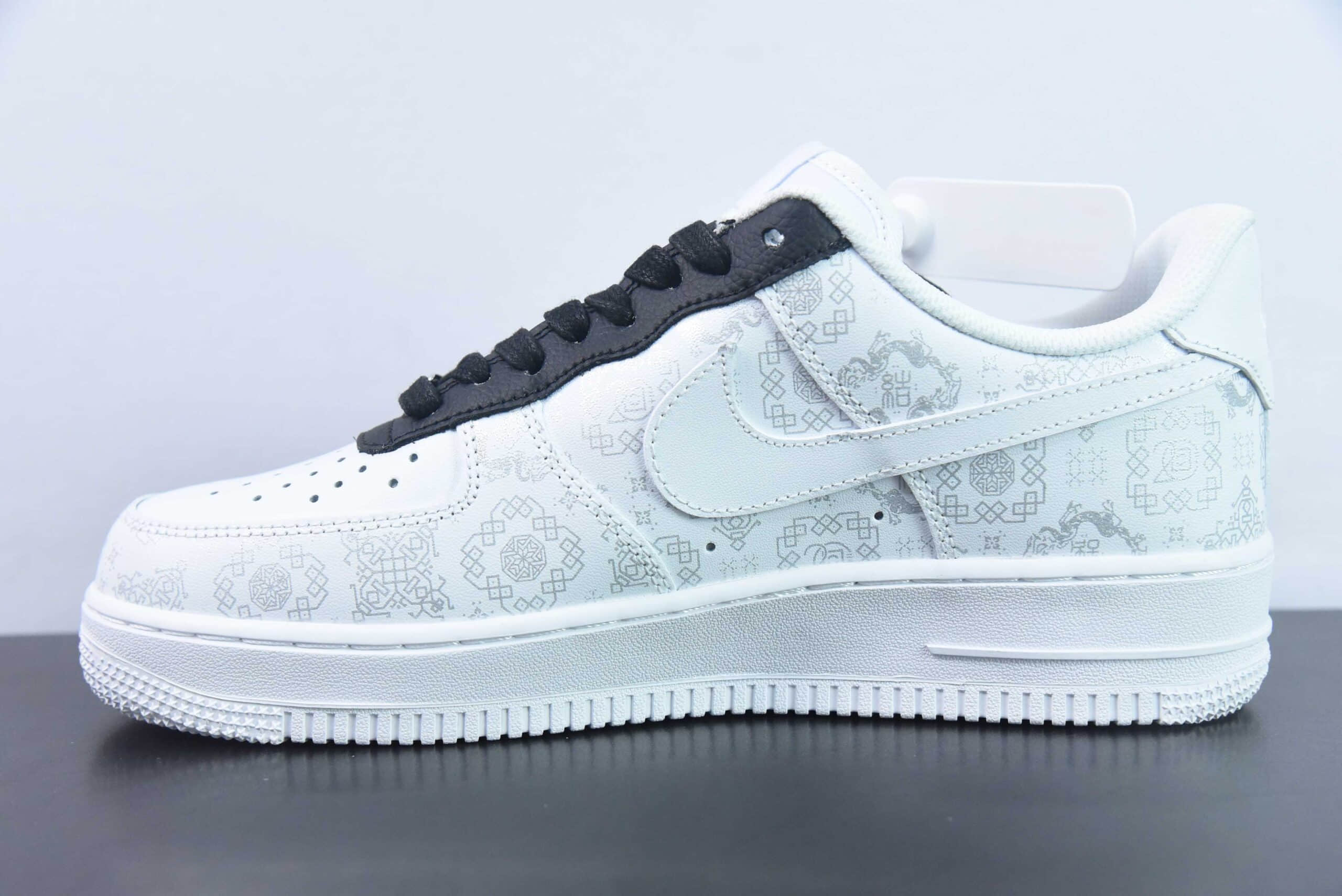 耐克Nike Clot x Nk Air Force 1 Low 中国风白丝绸空军一号低帮休闲板鞋纯原版本 货号：315166-100