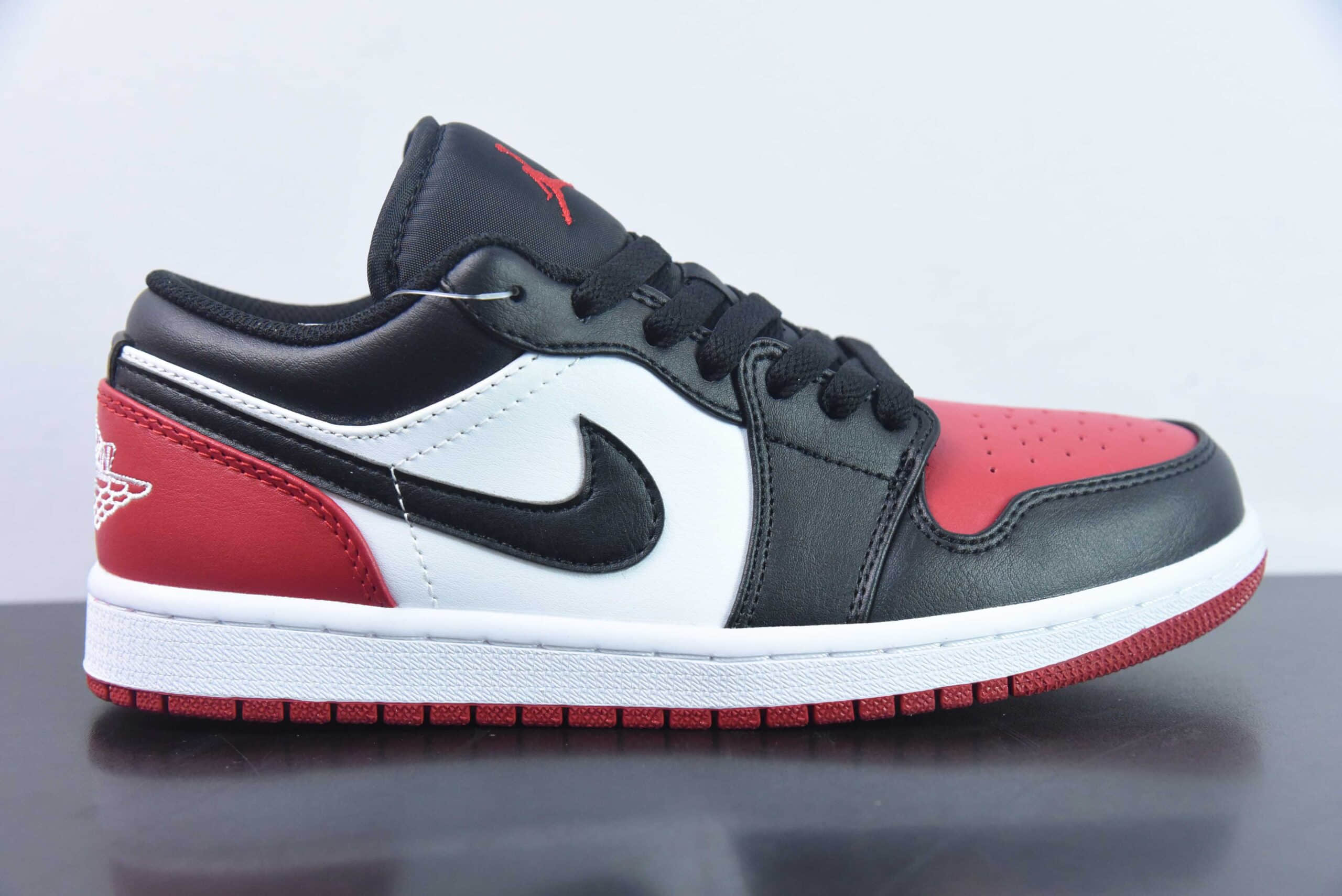 乔丹Air Jordan AJ1 Low 白黑红文化低帮休闲板鞋纯原版本 货号：553560-161 