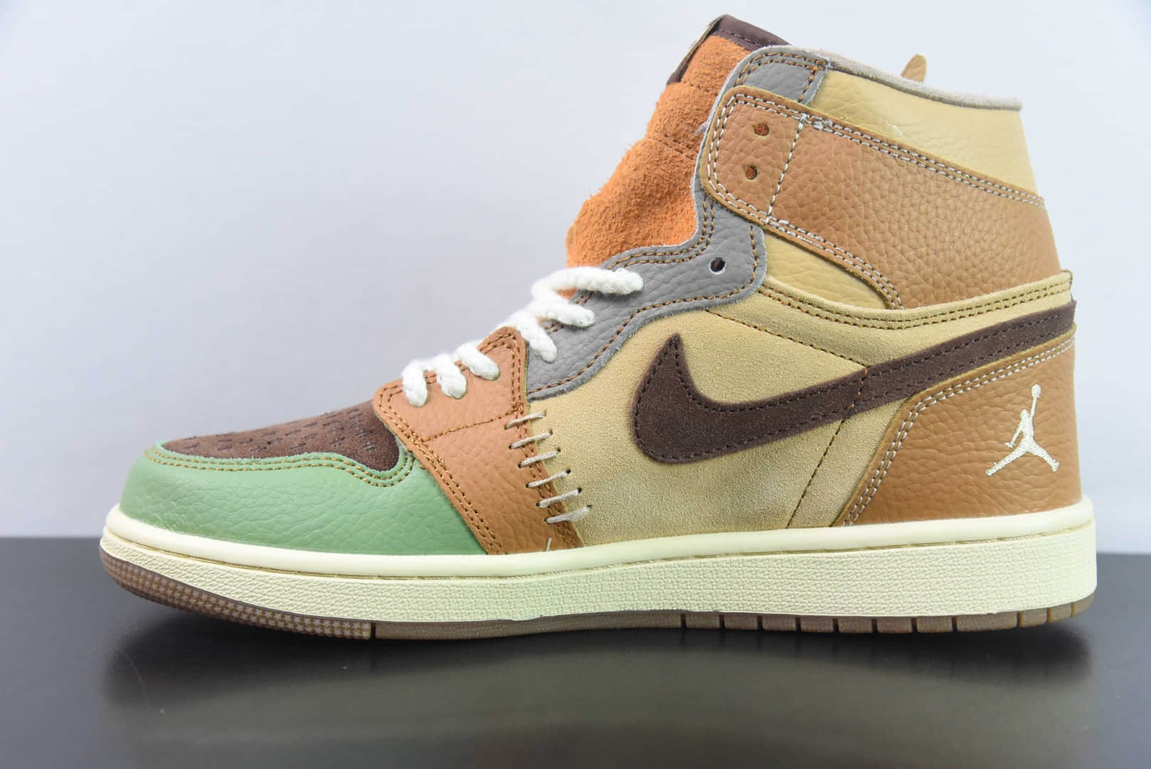 乔丹Air Jordan Zion Williamson x Air Jordan 1 Retro High OG ”Voodoo“AJ1棕色巫毒娃娃锡安高帮篮球鞋纯原版本 货号：DZ7292-100