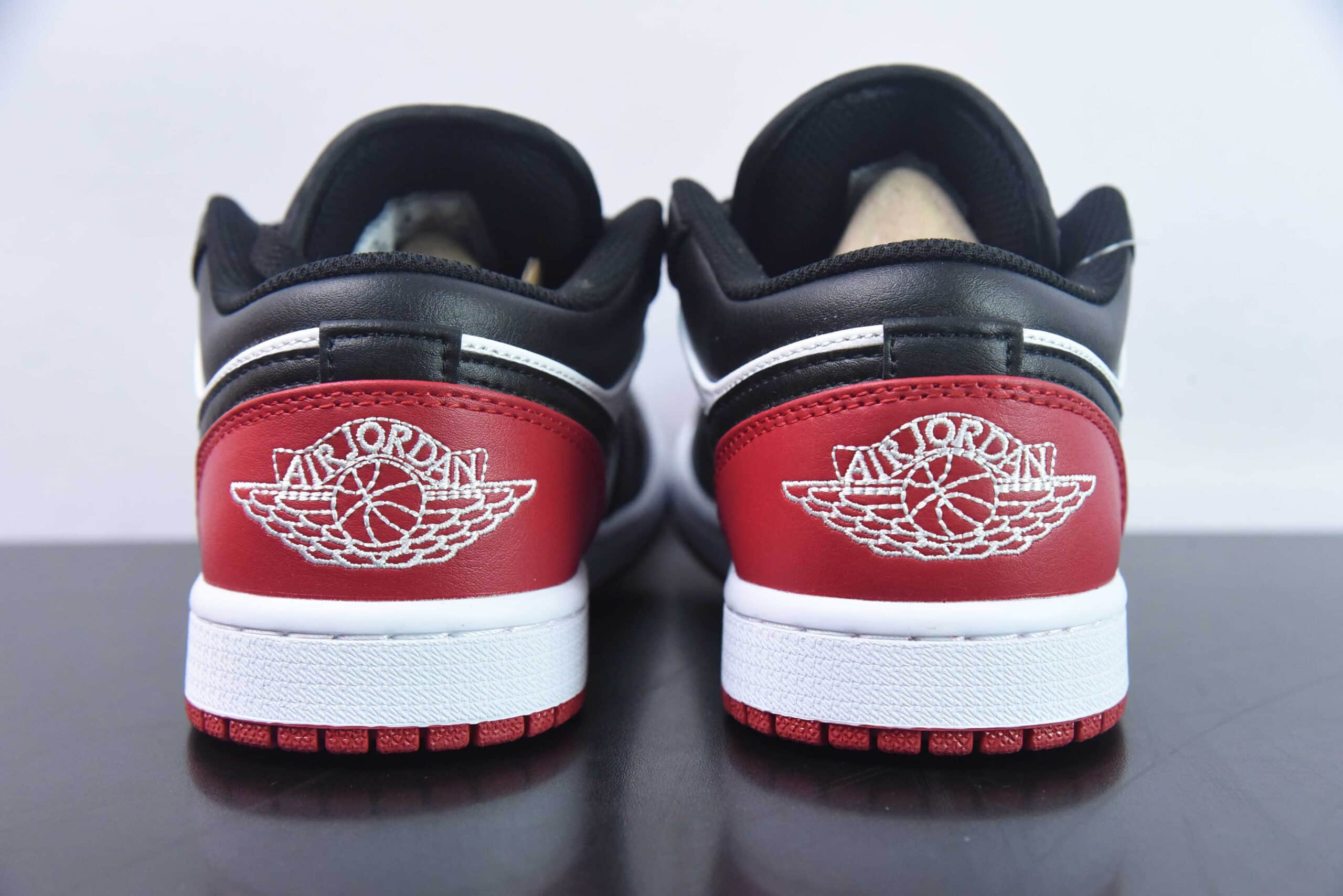 乔丹Air Jordan AJ1 Low 白黑红文化低帮休闲板鞋纯原版本 货号：553560-161 
