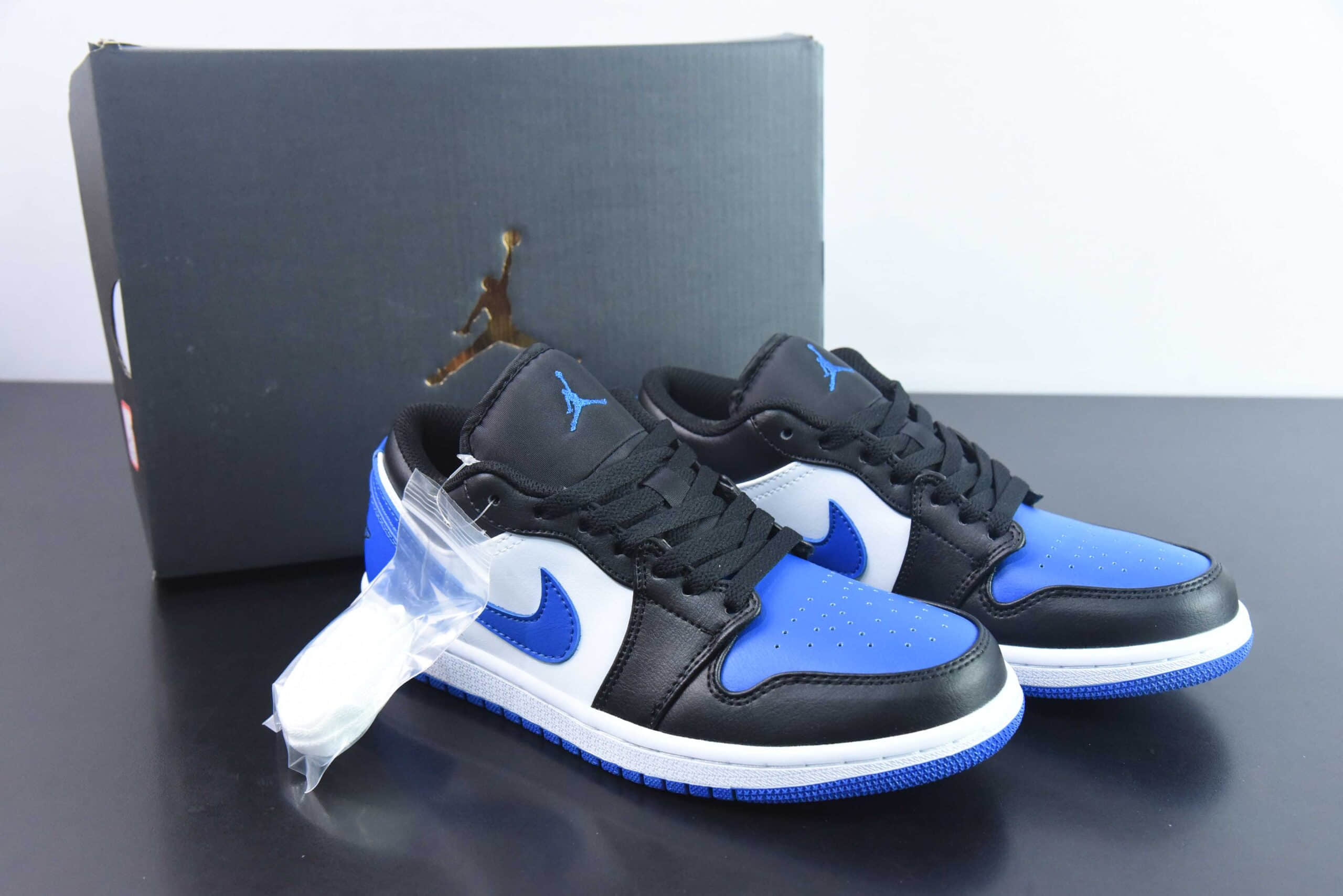 乔丹Air Jordan 1 Low AJ1黑蓝低帮休闲文化篮球鞋纯原版本 货号:553560-140