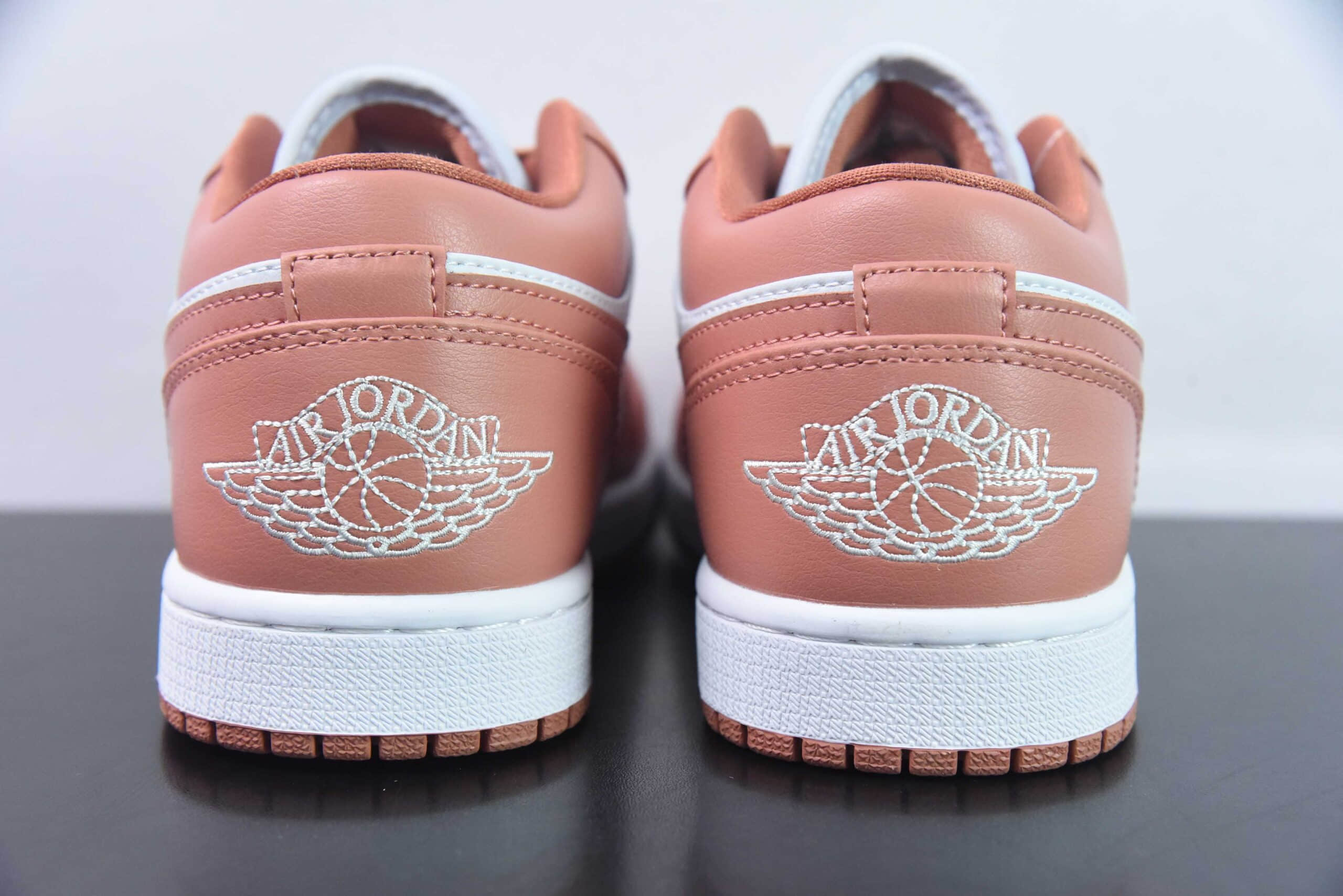 乔丹Air Jordan 1 Low AJ1白粉色文化低帮休闲板鞋纯原版本 货号：DC0774-080