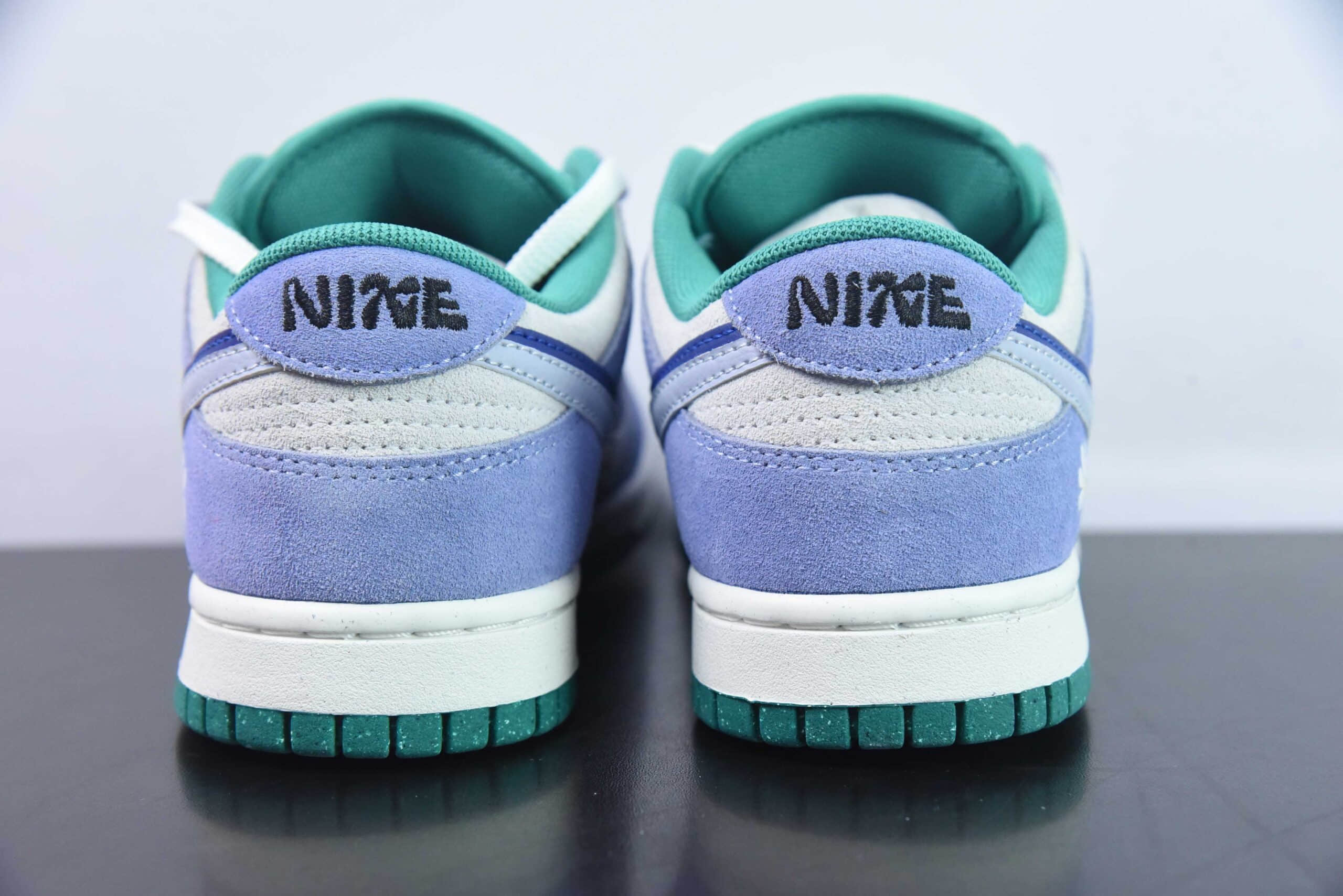 耐克Nike SB Dunk Low 85 兰白色小花双勾绑带 SB低帮运动休闲板鞋纯原版本 货号：DO9457-144 