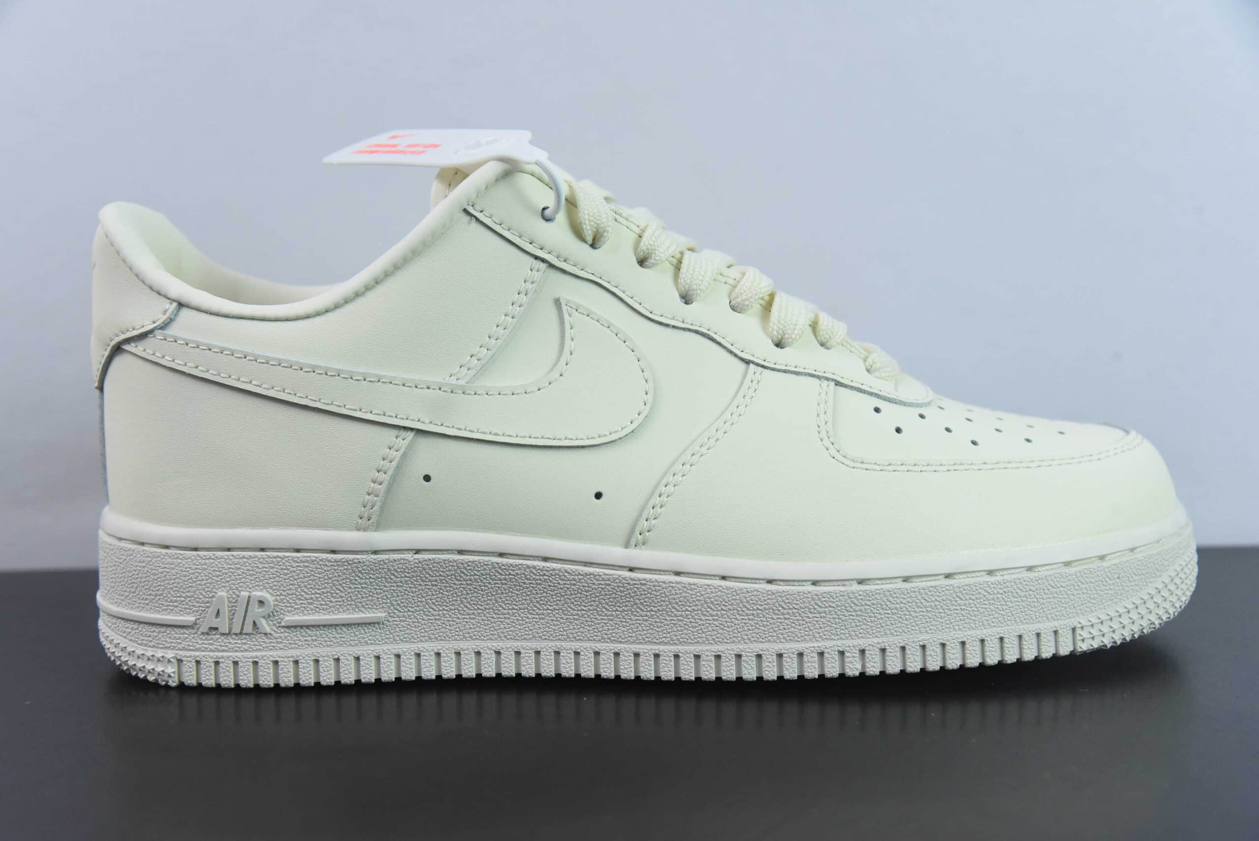 耐克Nike Air Force 1 ‘07 Low 椰米黄空军一号低帮休闲板鞋纯原版本 货号:DM0211-101