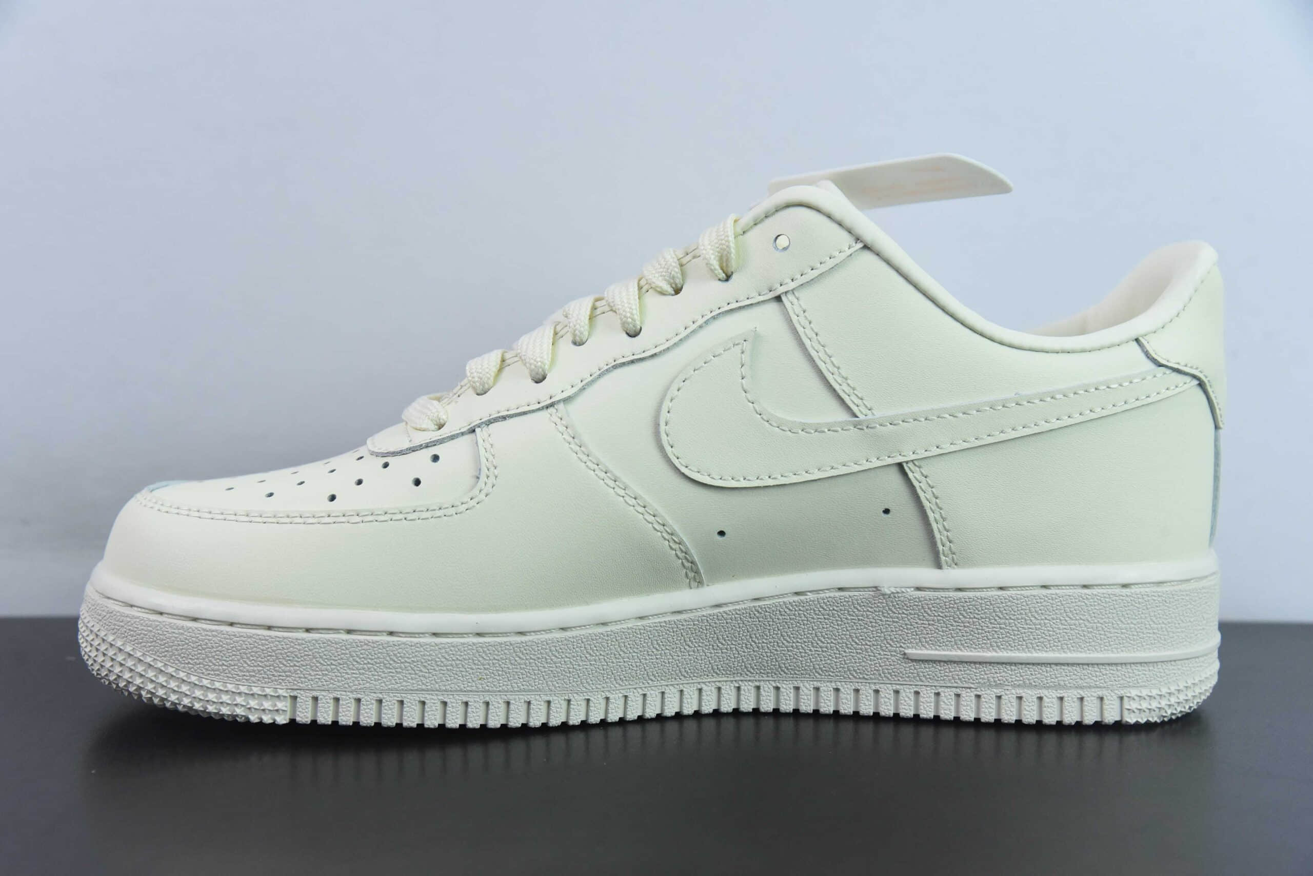 耐克Nike Air Force 1 ‘07 Low 椰米黄空军一号低帮休闲板鞋纯原版本 货号:DM0211-101