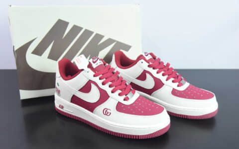 耐克NIke Air Force 1 ’07 Low “古驰联名樱桃情人节”空军一号低帮休闲板鞋纯原版本 货号：BS9055-702