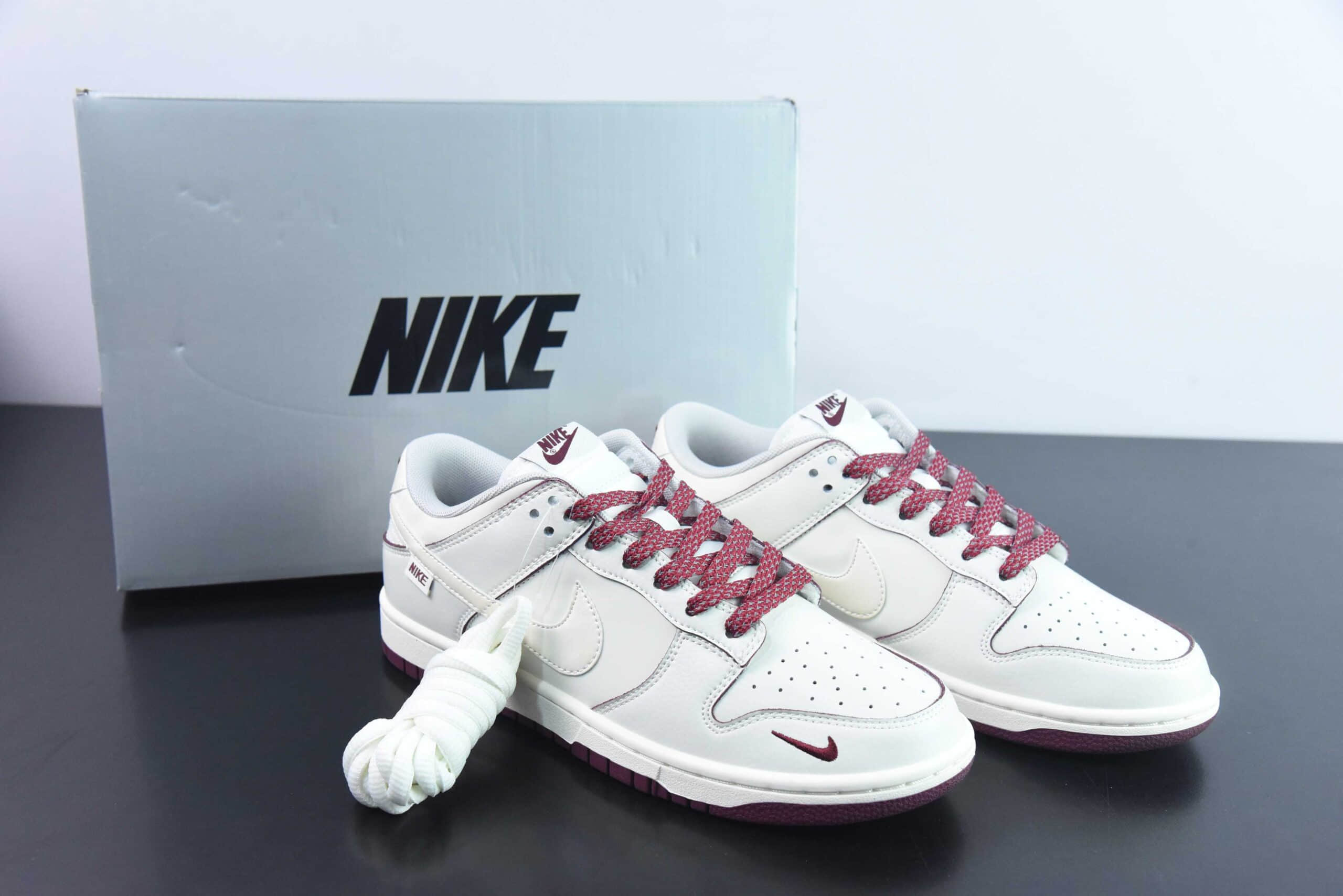 耐克Nike SB Dunk Low 珠光红SB低帮休闲运动滑板板鞋纯原版本 货号:KK0517-005