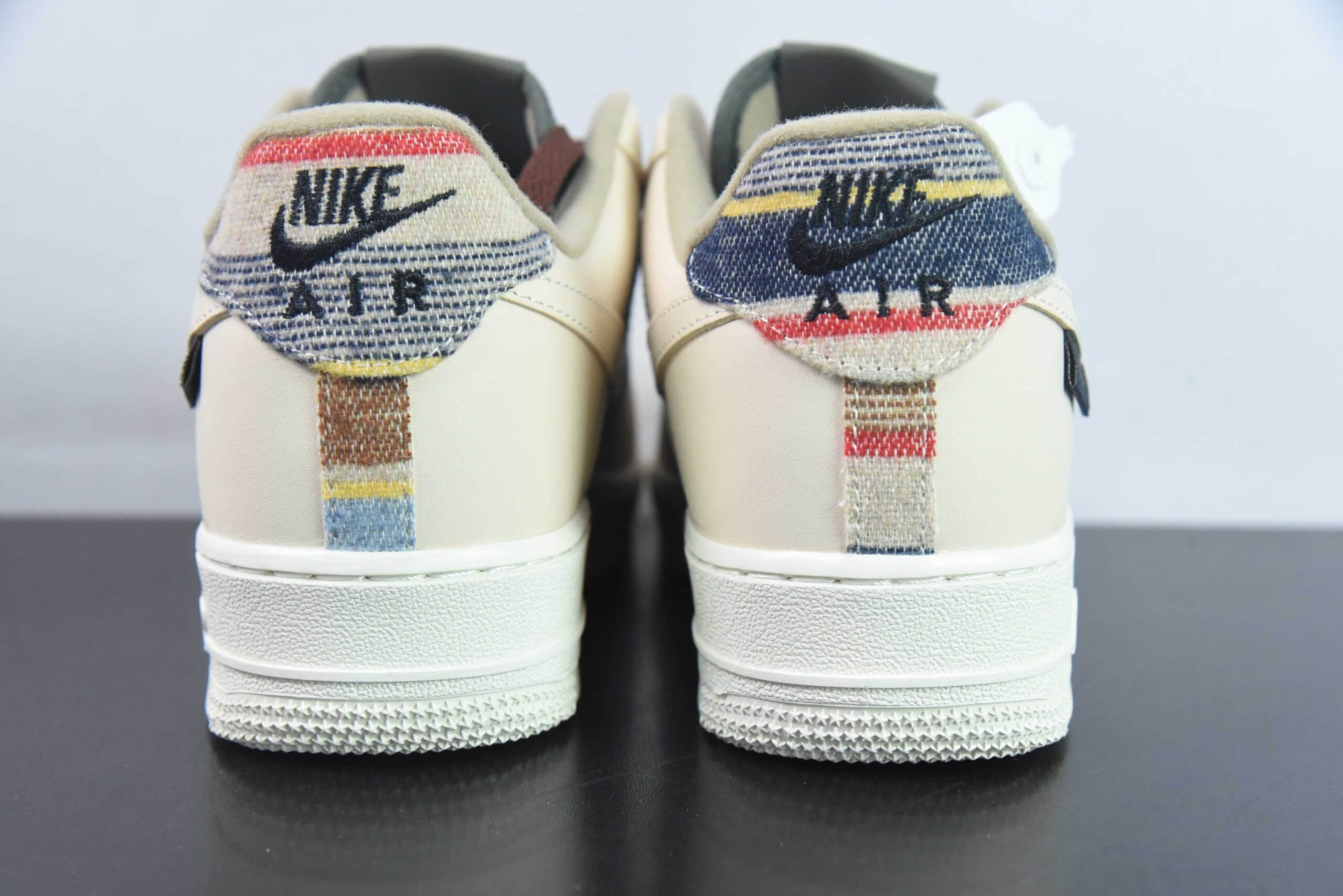 耐克Nike Air Force 1'07 Low 奶白羊毛绒定制款空军一号低帮休闲板鞋纯原版本 货号：CW1188-230