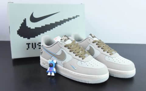 耐克Nike Air Force 1’07 Low Joker Coffee 浅咖棕色空军一号低帮定制板鞋纯原版本 货号：XL2312-111