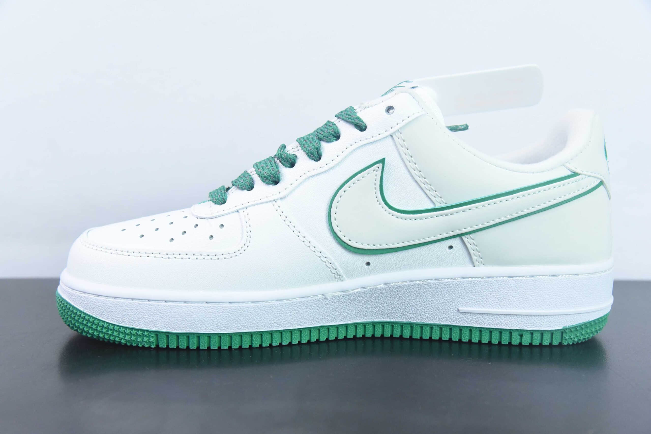 耐克Nike Air Force 1 Low 07 白绿空军一号低帮百搭休闲运动板鞋纯原版本 货号: YZ8115-001