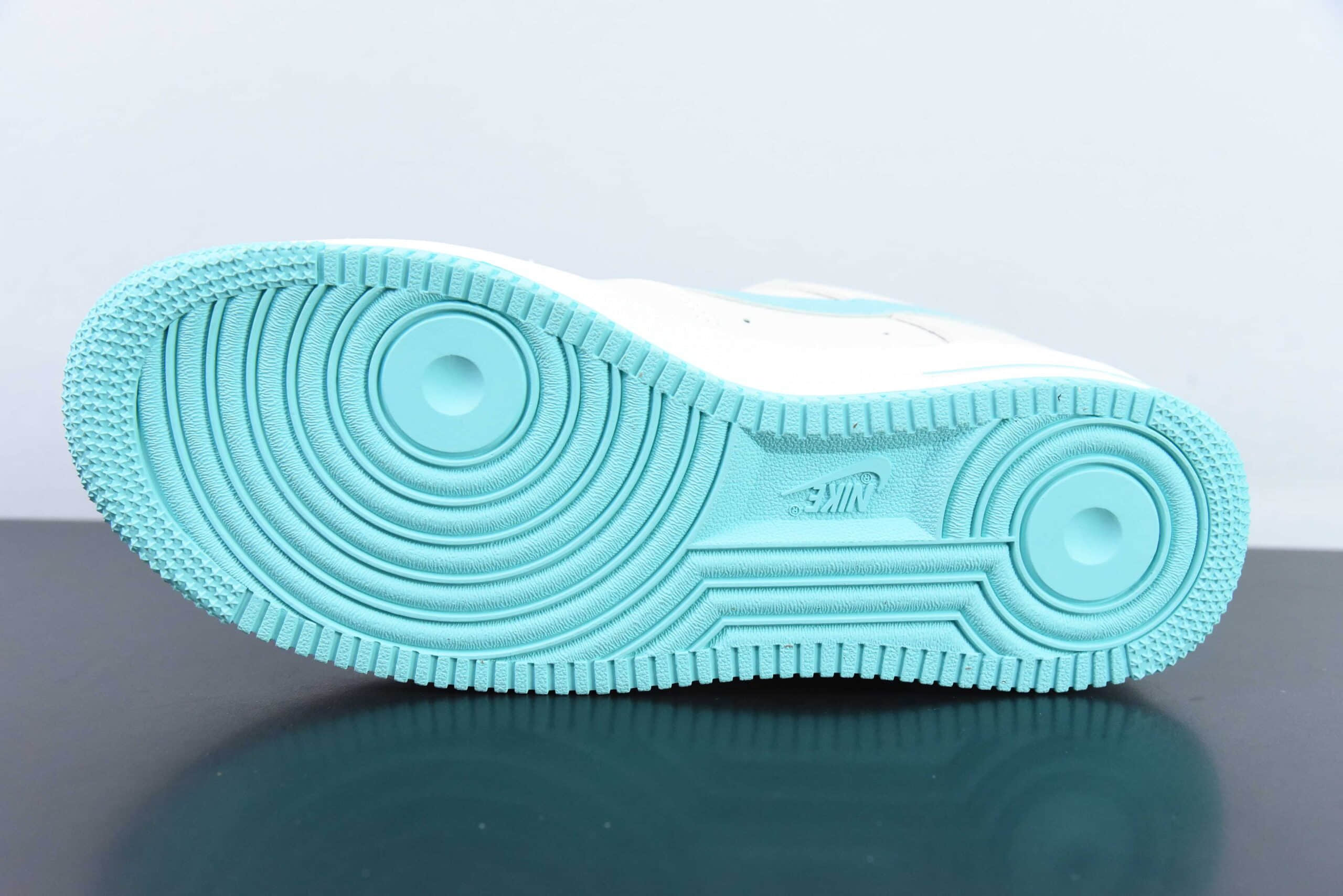 耐克Nike Supreme x The North Face x Nk Air Force 1'07 Low 三方联名款白蓝空军一号低帮休闲板鞋纯原版本 货号:SU2305-007