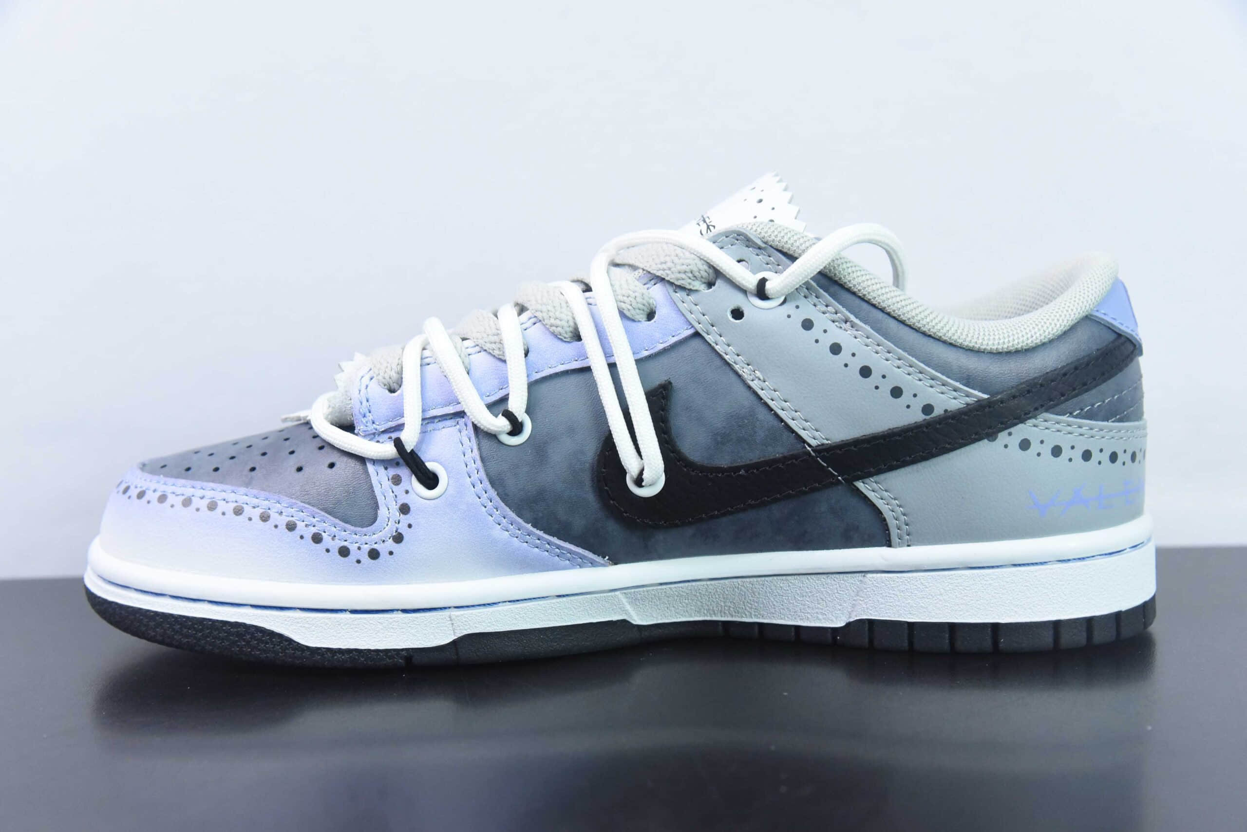 耐克Nike Dunk Low Fzbb 小雏菊情人节礼盒泼墨扎染单身贵族 SB绑带低帮休闲板鞋纯原版本 货号： DD3363-002