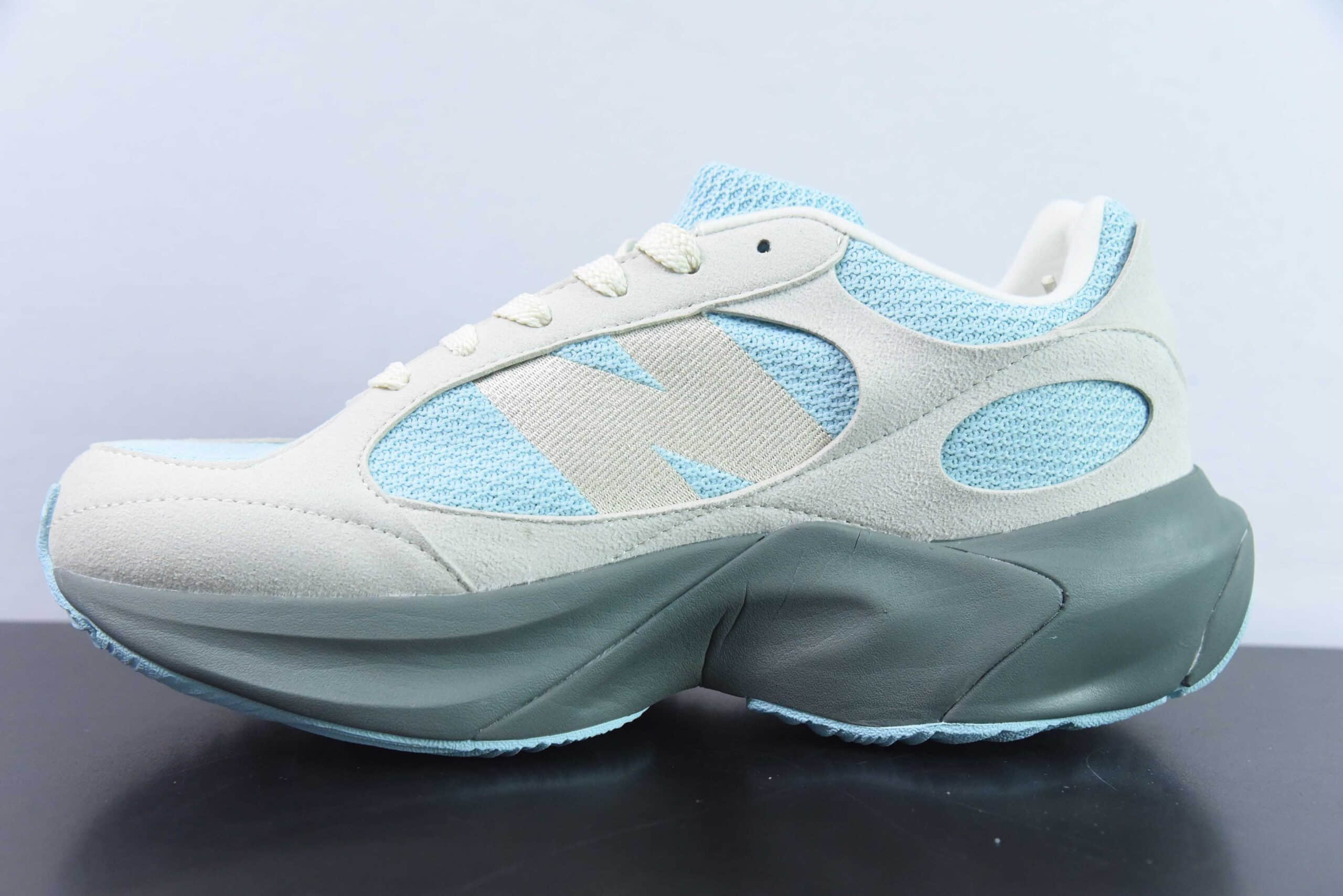 新百伦New Balance Warped RunnerGreyJade反绒浅灰玉兰动感增高跑鞋纯原版本 货号:UWRPDGMG