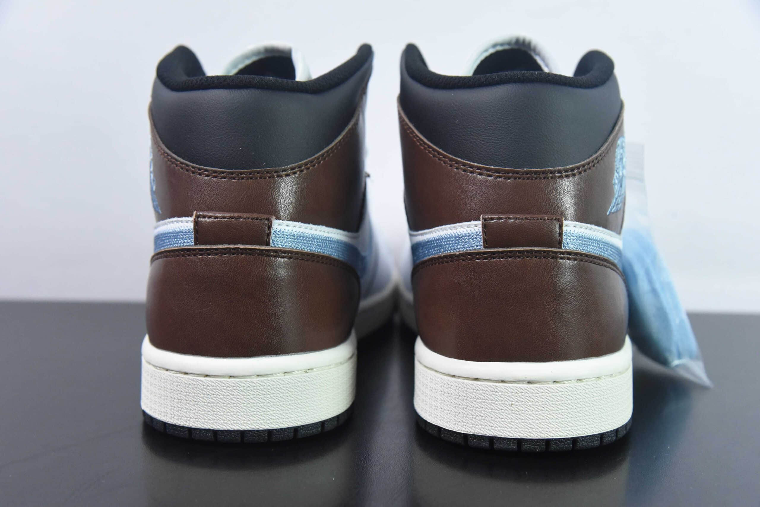 乔丹Air Jordan AJ1 Mid AJ1白棕中帮男子文化篮球鞋纯原版本 货号:FQ8162-142