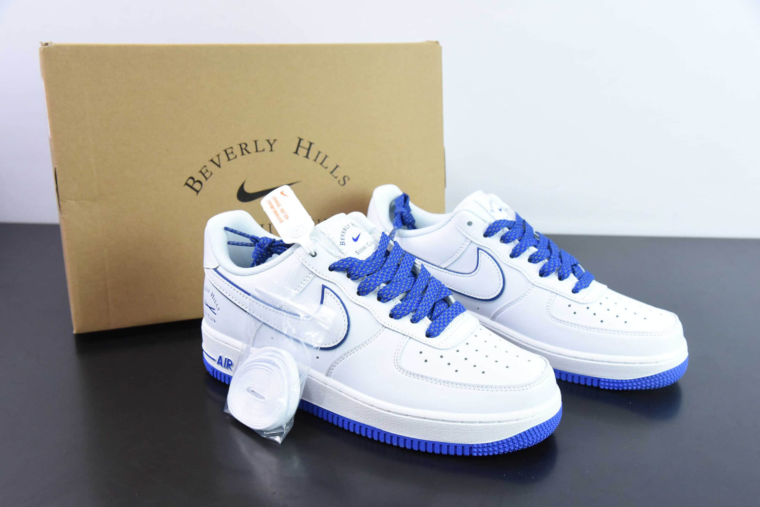 耐克Nike Air Force 1 Low ”Sushi Club“ 白蓝经典空军一号低帮休闲板鞋纯原版本 货号:NS0517-006