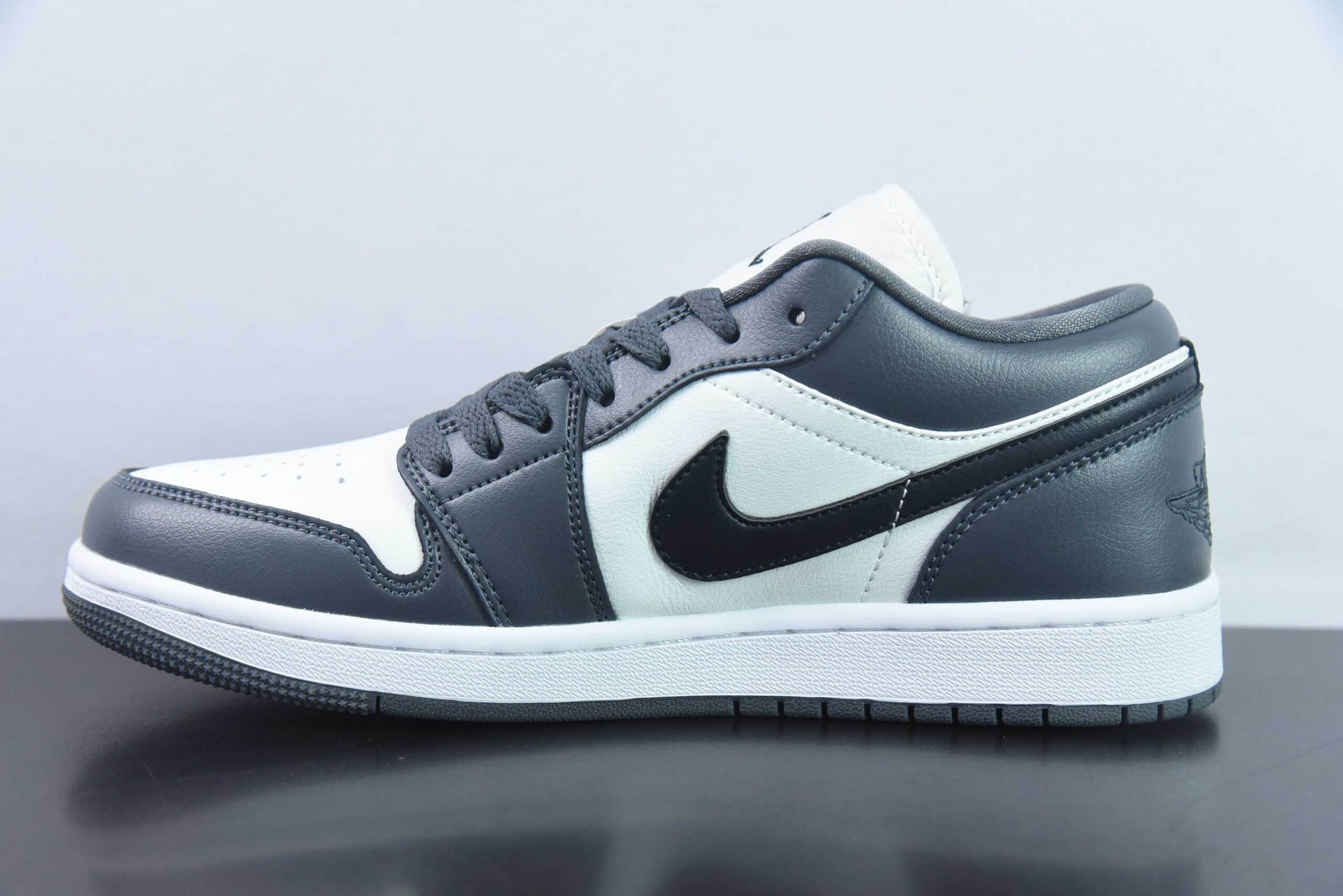 乔丹Air Jordan 1 Low Dark Grey AJ1深灰白低帮文化休闲板鞋纯原版本 货号:DC0774-102