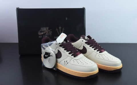 耐克NIke Air Force 1 ’07 Low “NOCTA联名日出黄”空军一号低帮休闲板鞋纯原版本 货号：808788-336