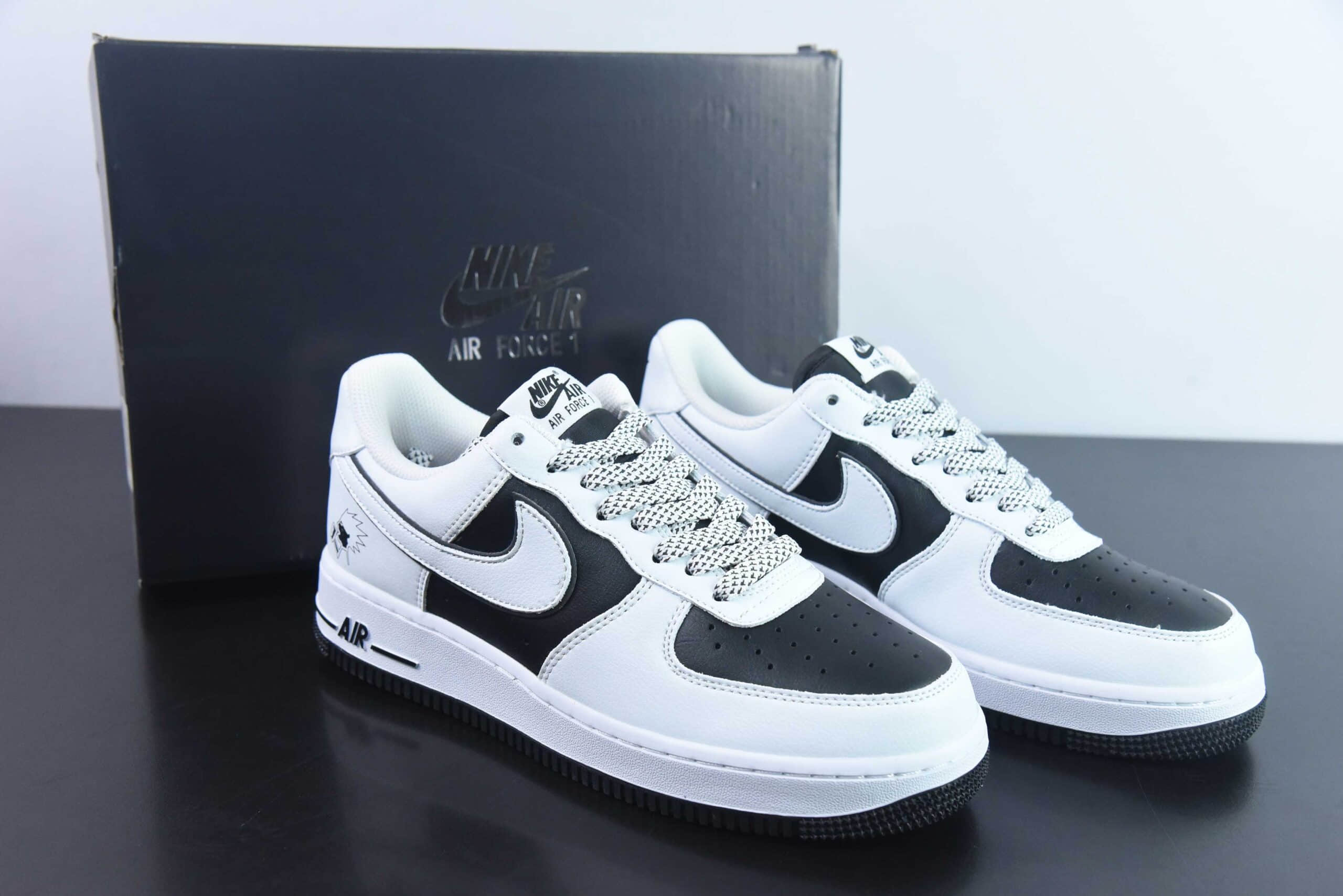 耐克Nike Air Force 1 Low 喜茶闪电联名空军一号低帮运动休闲板鞋纯原版本 货号：KO8969-756
