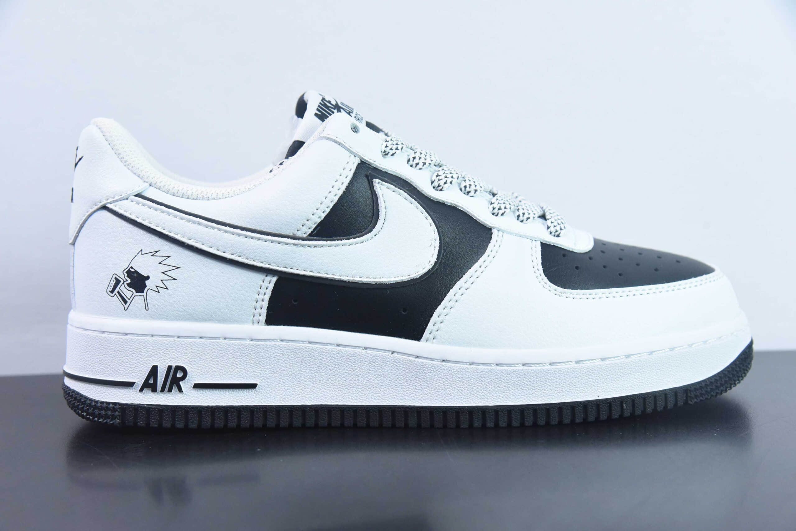 耐克Nike Air Force 1 Low 喜茶闪电联名空军一号低帮运动休闲板鞋纯原版本 货号：KO8969-756