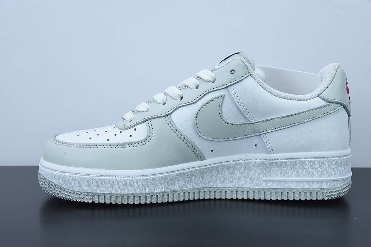耐克Nike Air Force 1 NBA75周年纪念款灰白空军一号低帮休闲板鞋纯原版本 货号:AA6902-201