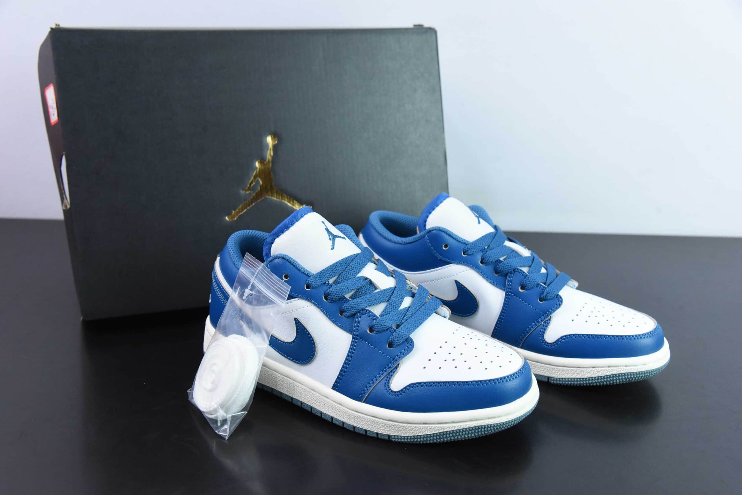 乔丹AIR JORDAN 1 LOW AJ1大学蓝低帮文化篮球鞋纯原版本 货号： FN9137-141 