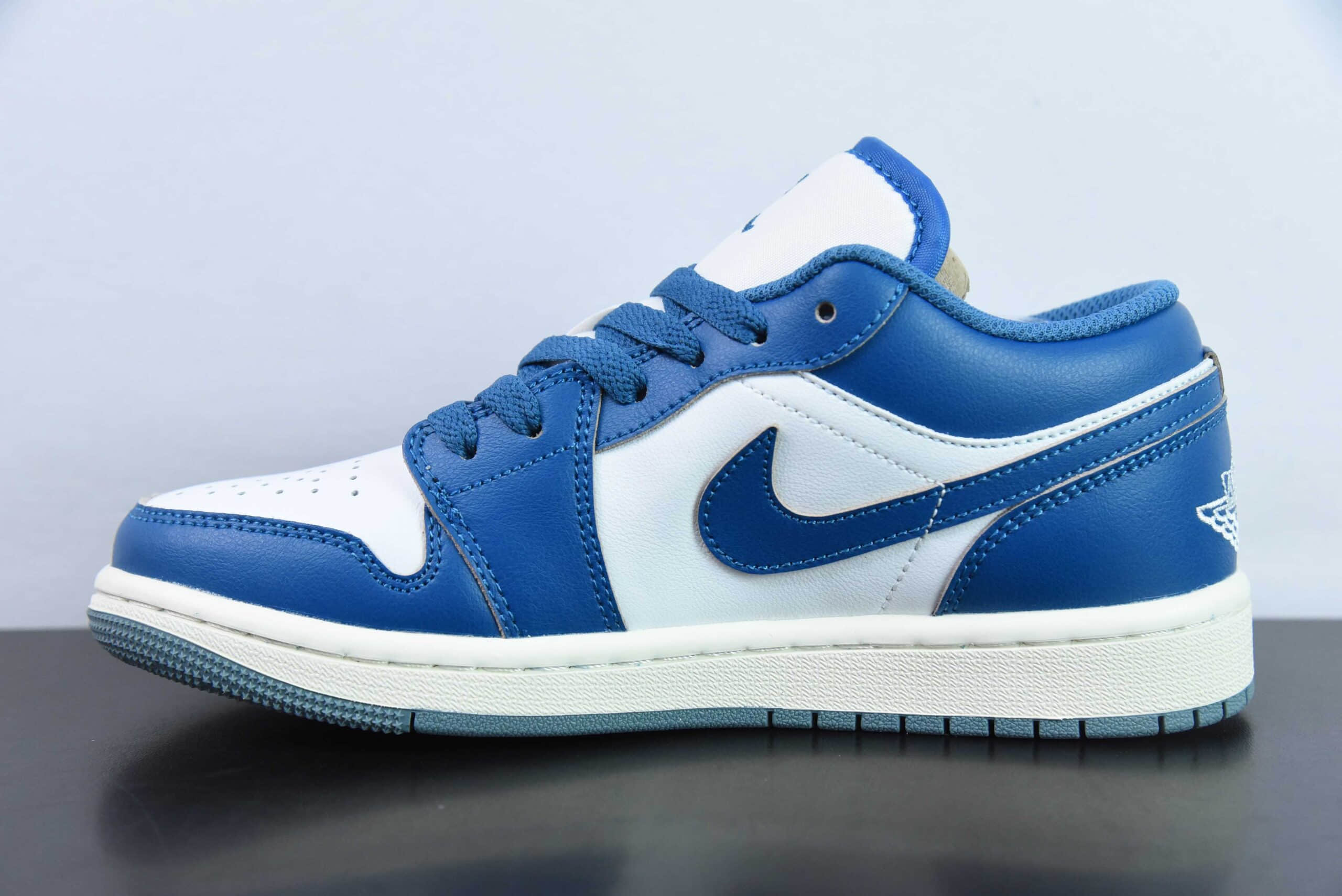 乔丹AIR JORDAN 1 LOW AJ1大学蓝低帮文化篮球鞋纯原版本 货号： FN9137-141 