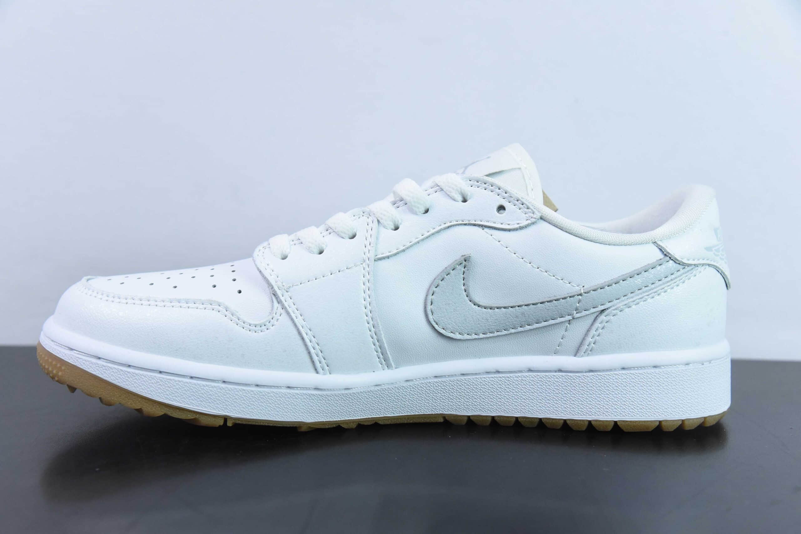 乔丹Air Jordan 1 Low Golf AJ1全新高尔夫版生胶白低帮文化篮球鞋纯原版本 货号:DD9315-111