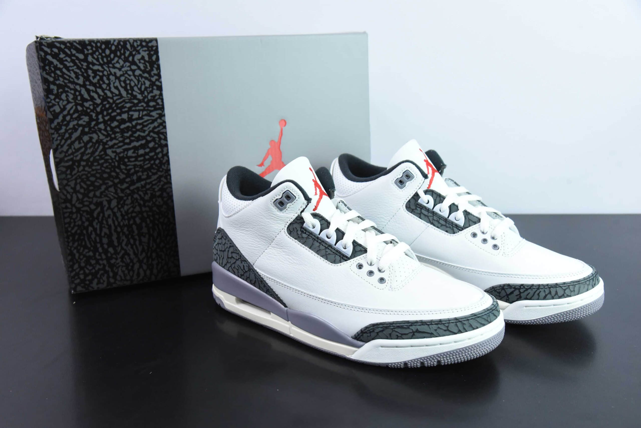 乔丹Air Jordan 3 “Cement Grey AJ3白灰男子文化篮球鞋纯原版本 货号：CT8532-106