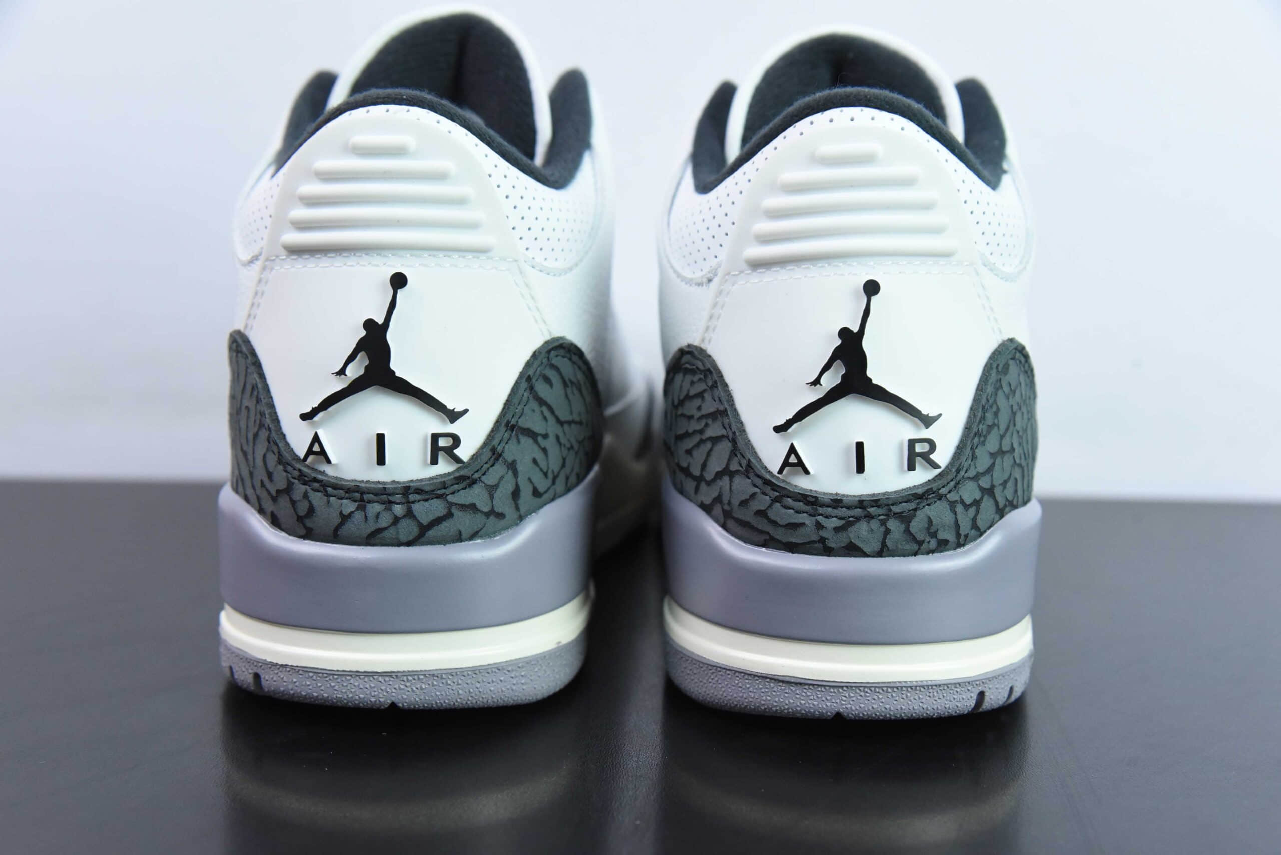 乔丹Air Jordan 3 “Cement Grey AJ3白灰男子文化篮球鞋纯原版本 货号：CT8532-106