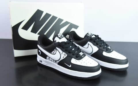 耐克Nike Air Force 1’07 Low Oracle 国风元素兰亭序空军一号低帮定制休闲板鞋纯原版本 货号：DV0788-003