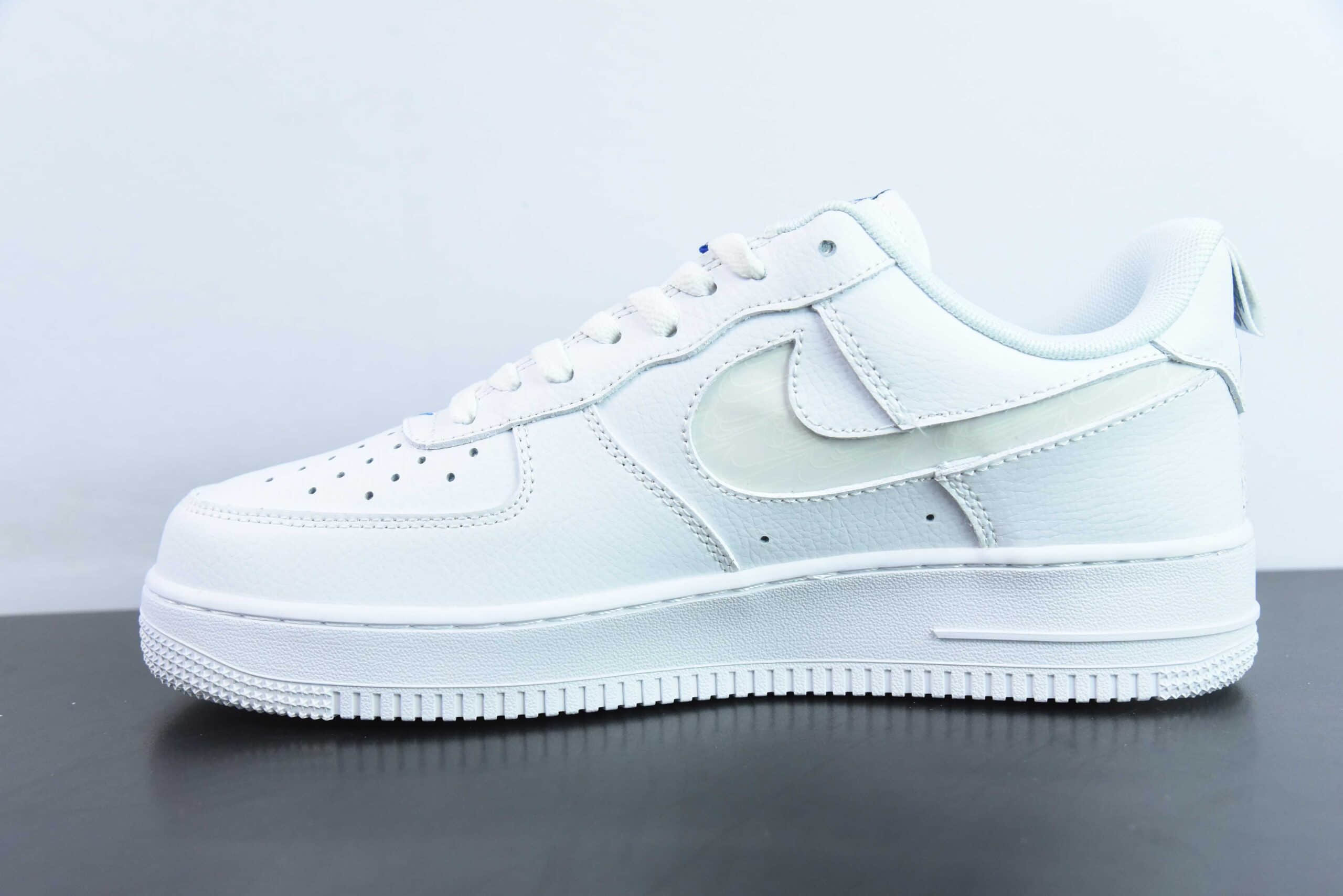 耐克Nike Air Force 1 AF1 白蓝青花瓷印花刺绣空军一号低帮休闲板鞋纯原版本 货号：FB8971-100