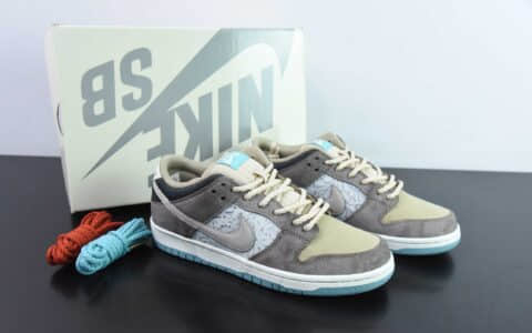 耐克Nike SB Dunk Low Big Money Savin 浮雕棕灰SB低帮休闲板鞋纯原版本 货号：FZ3129-200