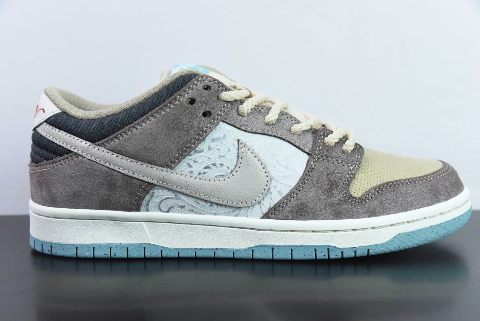 耐克Nike SB Dunk Low Big Money Savin 浮雕棕灰SB低帮休闲板鞋纯原版本 货号：FZ3129-200 