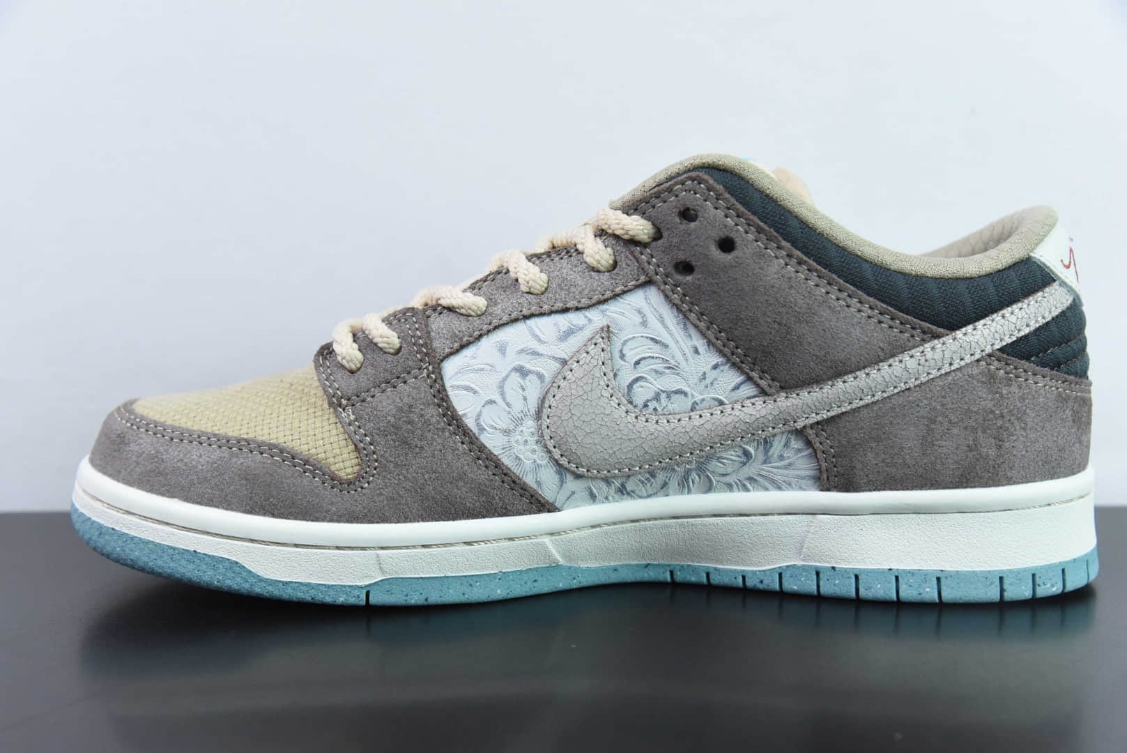 耐克Nike SB Dunk Low Big Money Savin 浮雕棕灰SB低帮休闲板鞋纯原版本 货号：FZ3129-200 