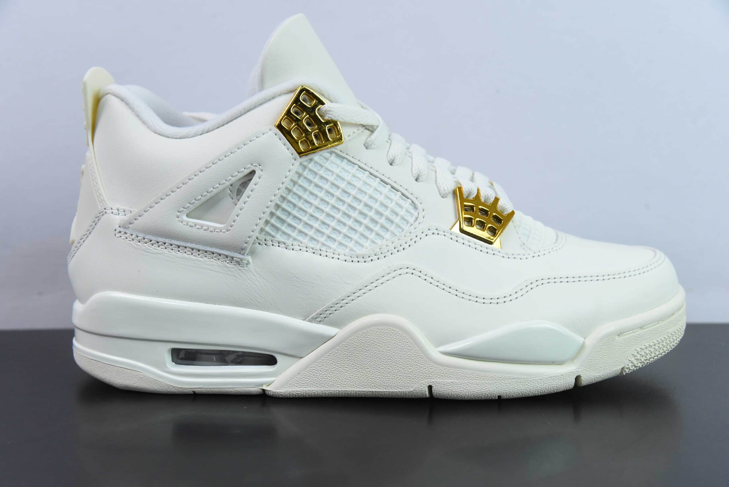 乔丹Air Jordan AJ4 Retro 盐白金扣男子文化篮球鞋纯原版本 货号：AQ9129-170